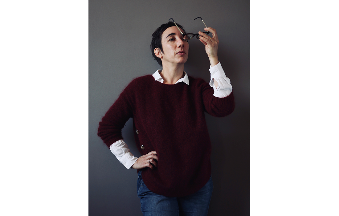Portrait of designer Elisabeth Hertzfelt.