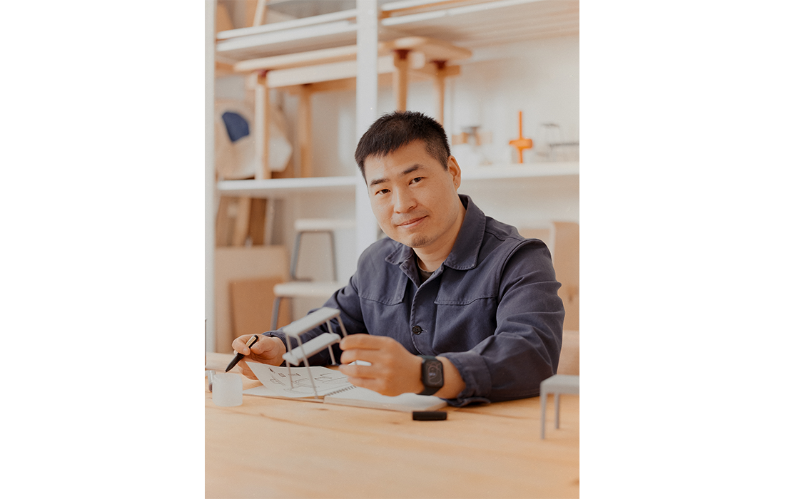 Portrait of designer Qian Jiang, founder of Studio Dejawu.