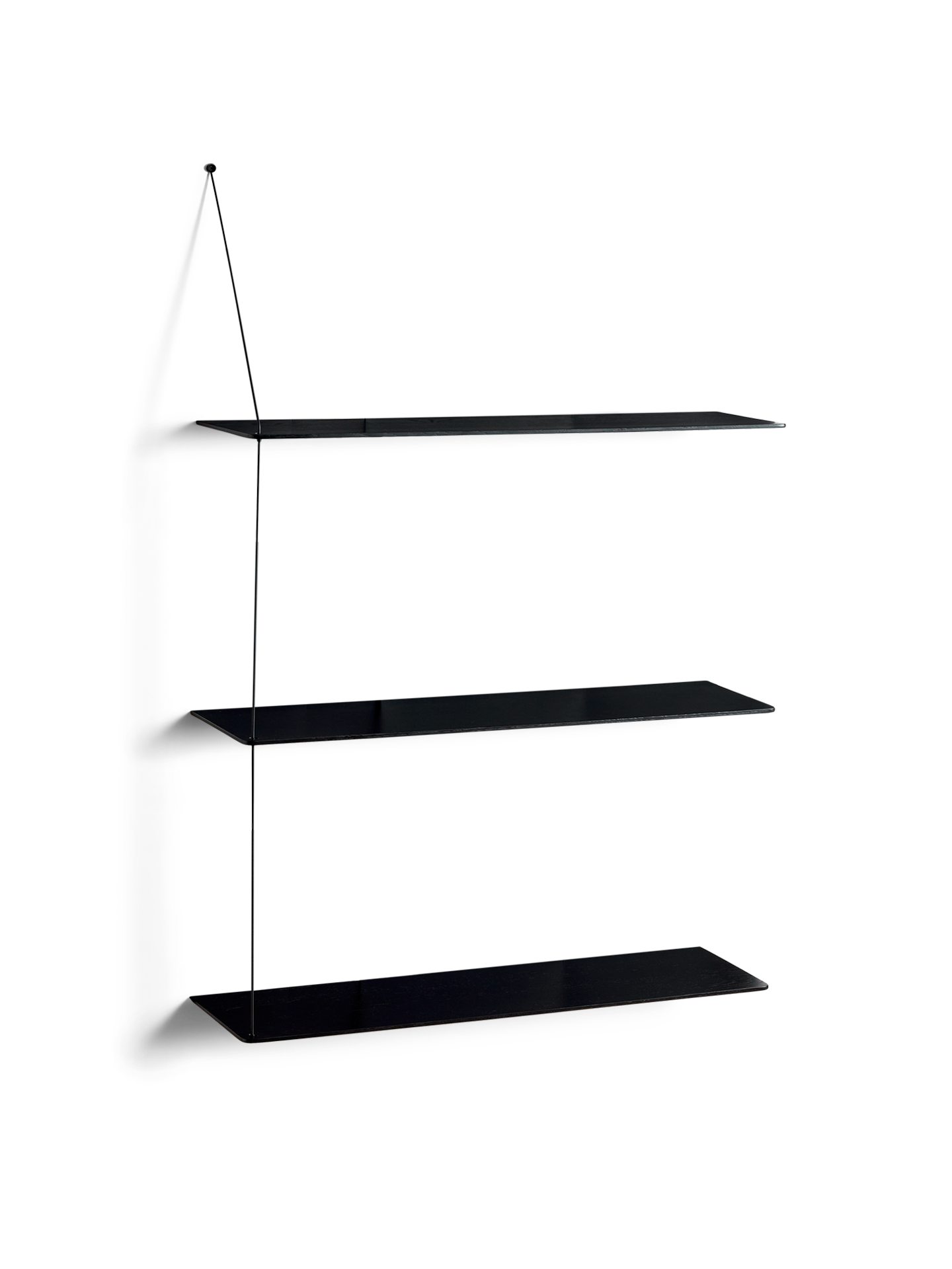 Stedge shelf - Black (3 shelves)