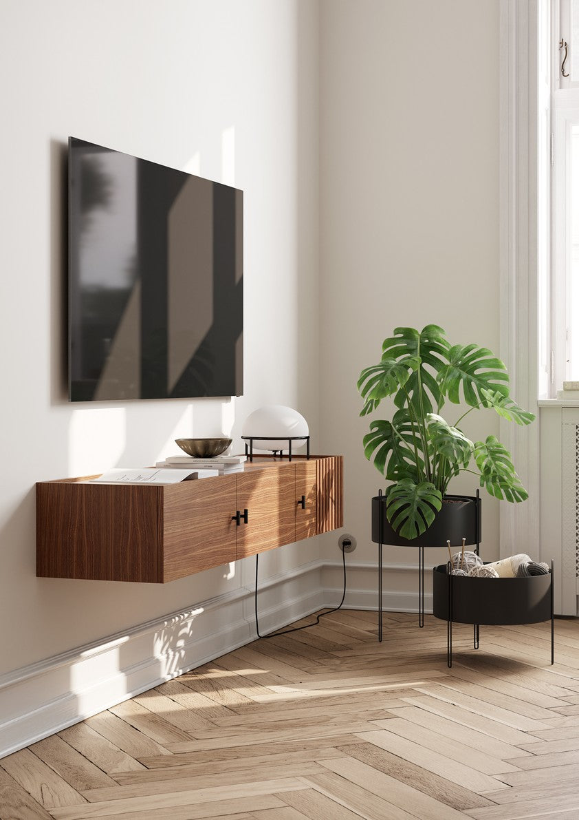 Array wall-mounted sideboard (150 cm) - Walnut