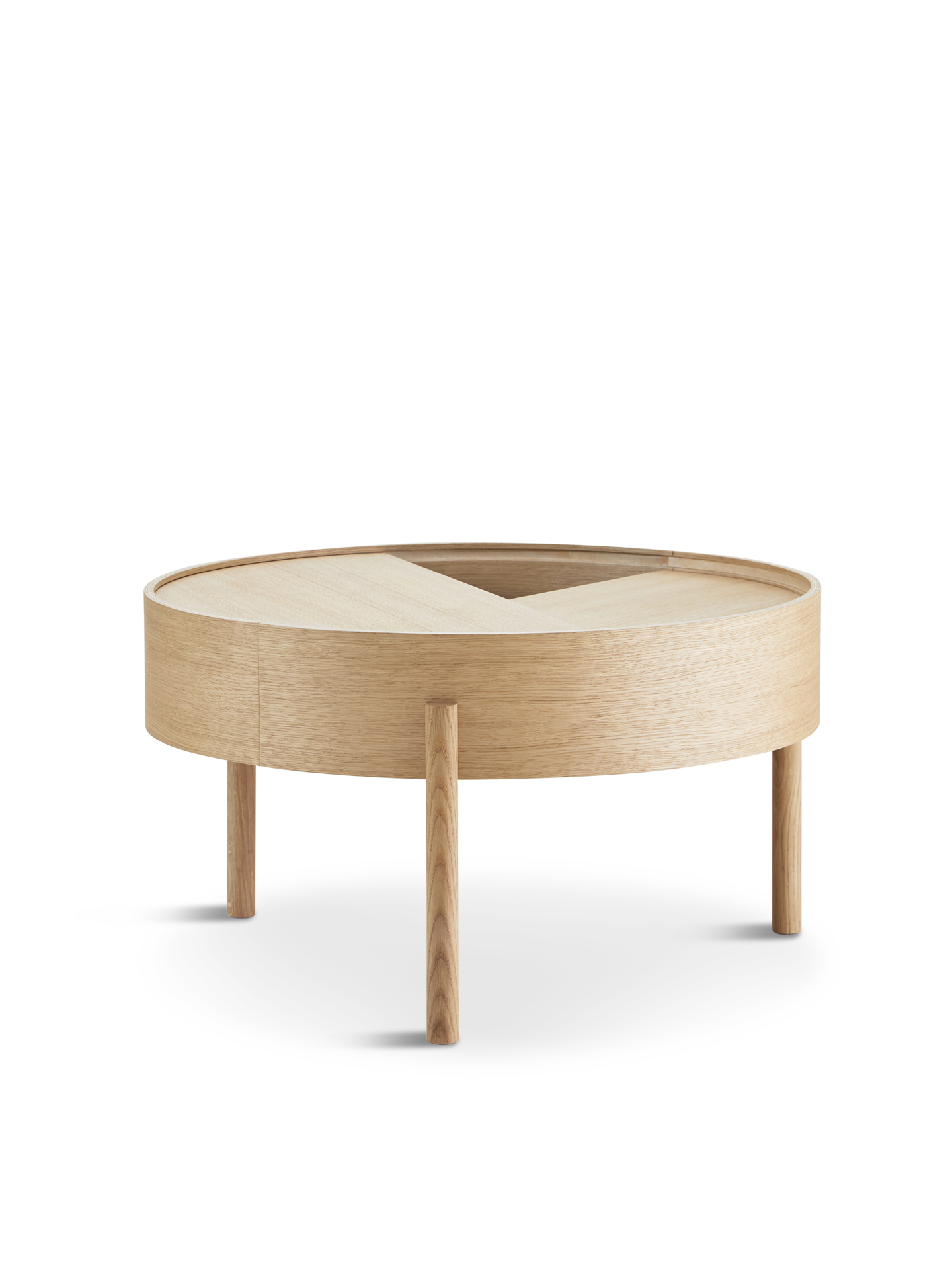 Arc coffee table 66 cm Oiled oak