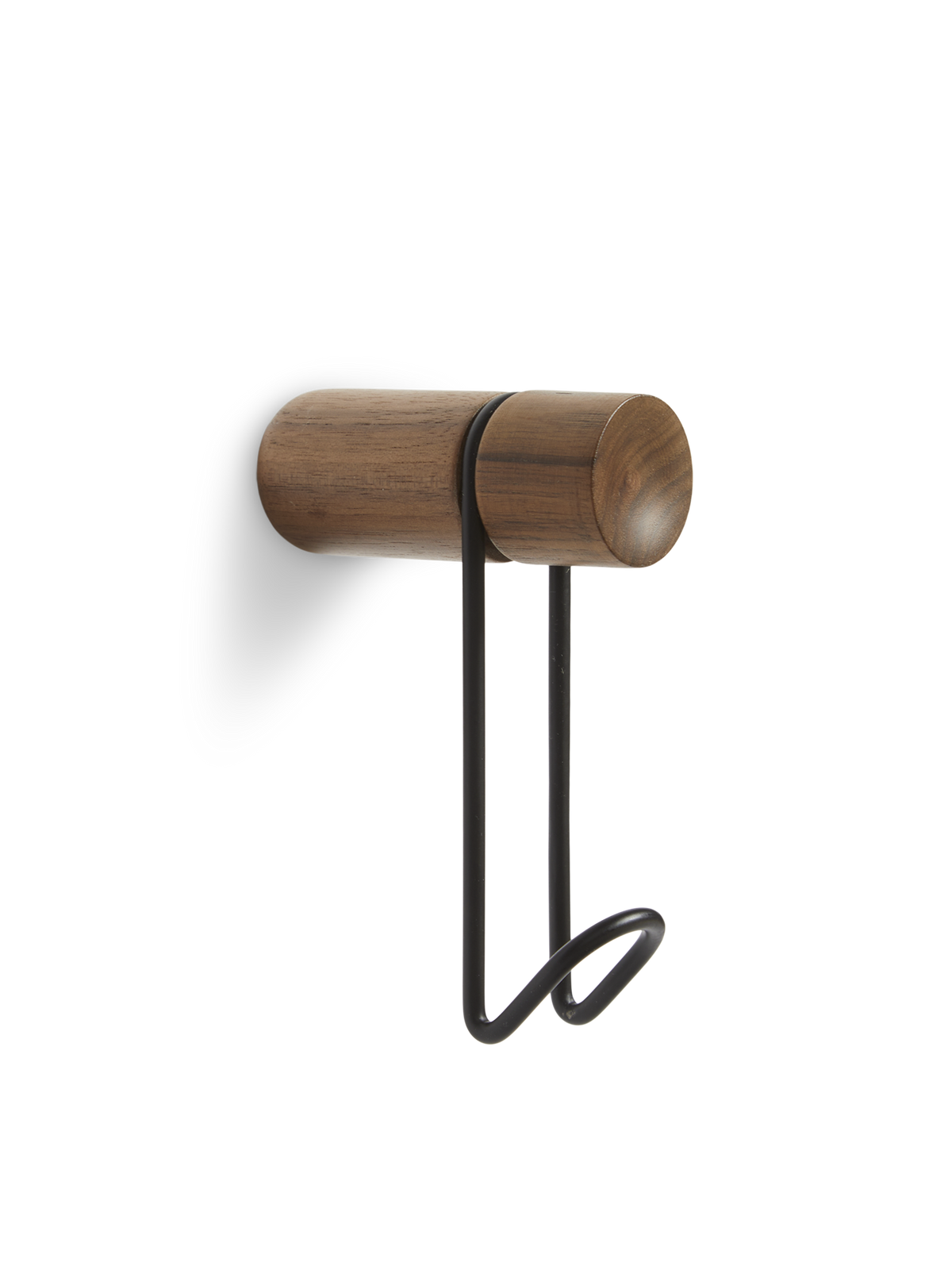 Around wall hanger (Small) - Walnut/Black