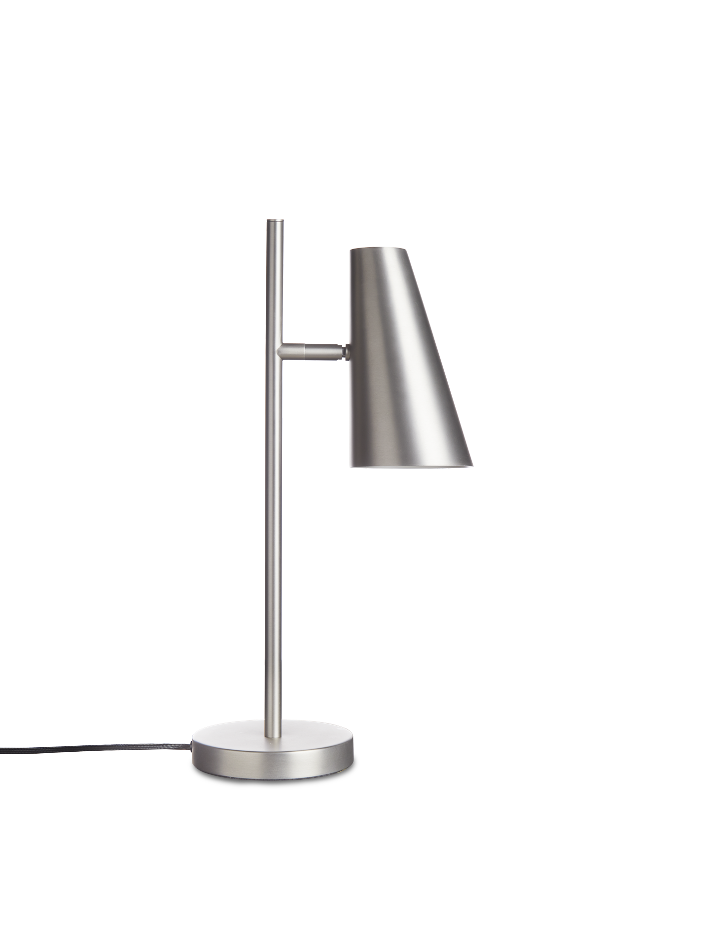 Cono table lamp - Brushed metal finish cUL