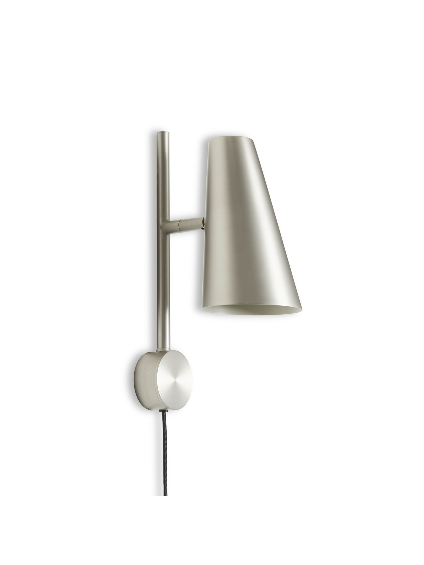 Cono wall lamp - Brushed metal finish cUL