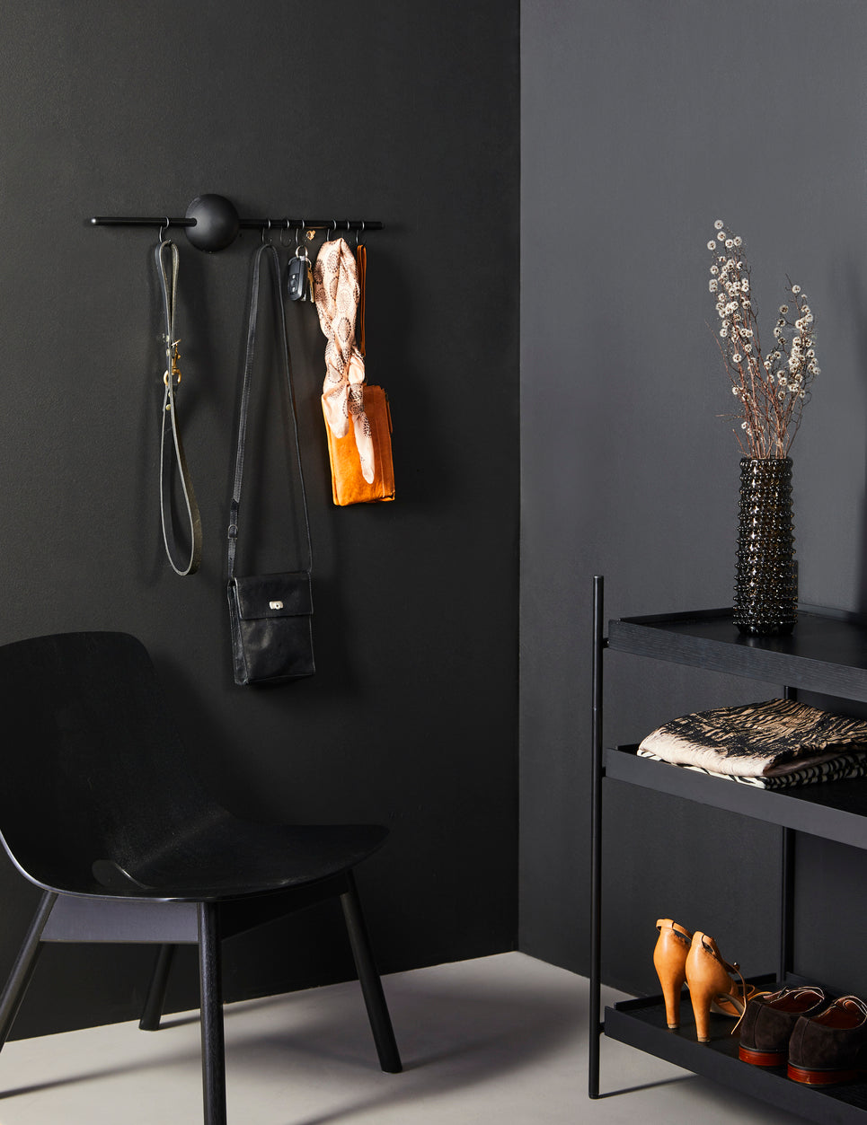 Hoop rack - Black