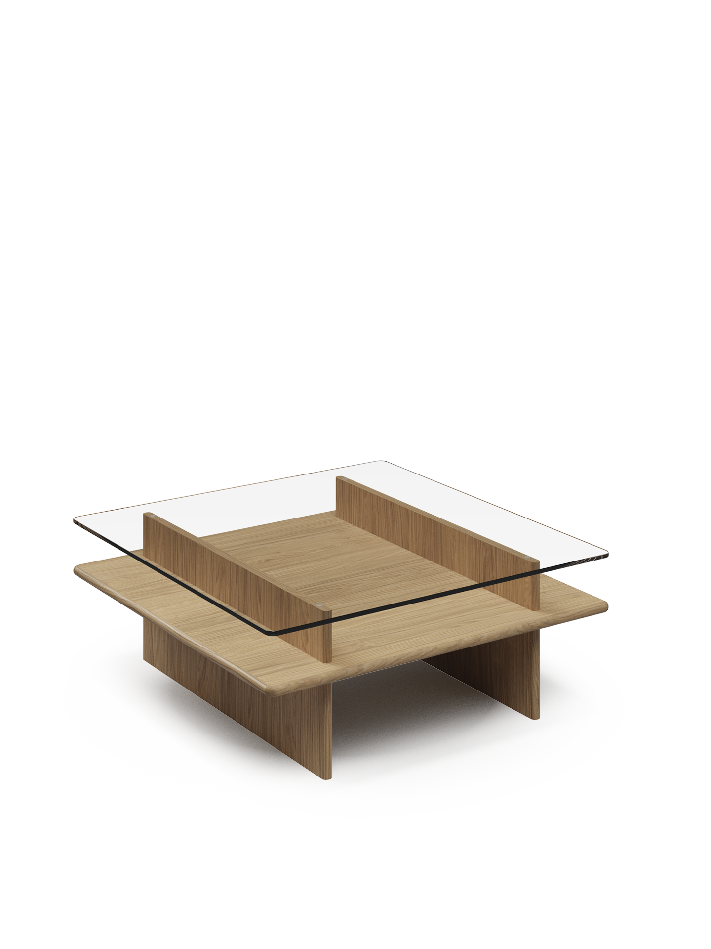 ふ*つ様 COMO 2WAY LOW TABLE Parallel coffee table (90x90)