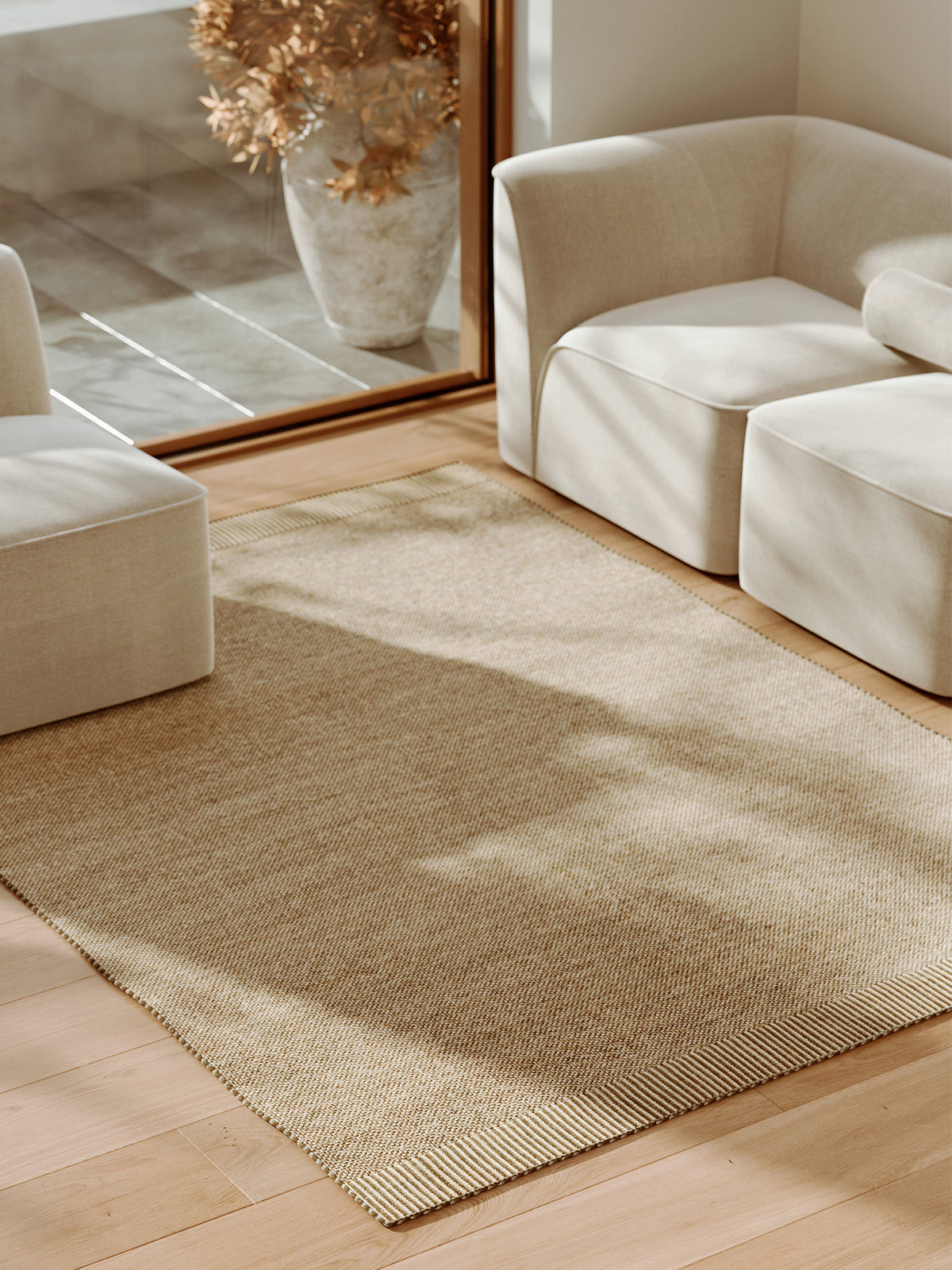 Rombo rug (170 X 240) - Brown