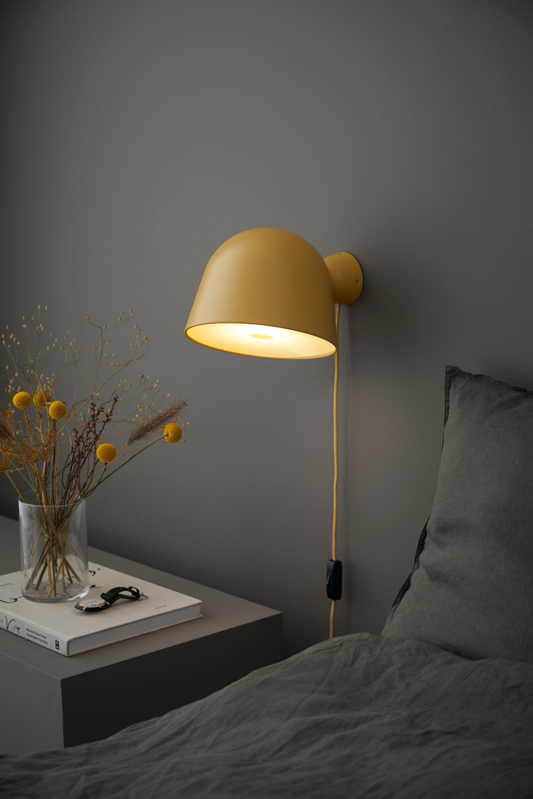 Kuppi wall lamp 2.0 - Mustard yellow cUL