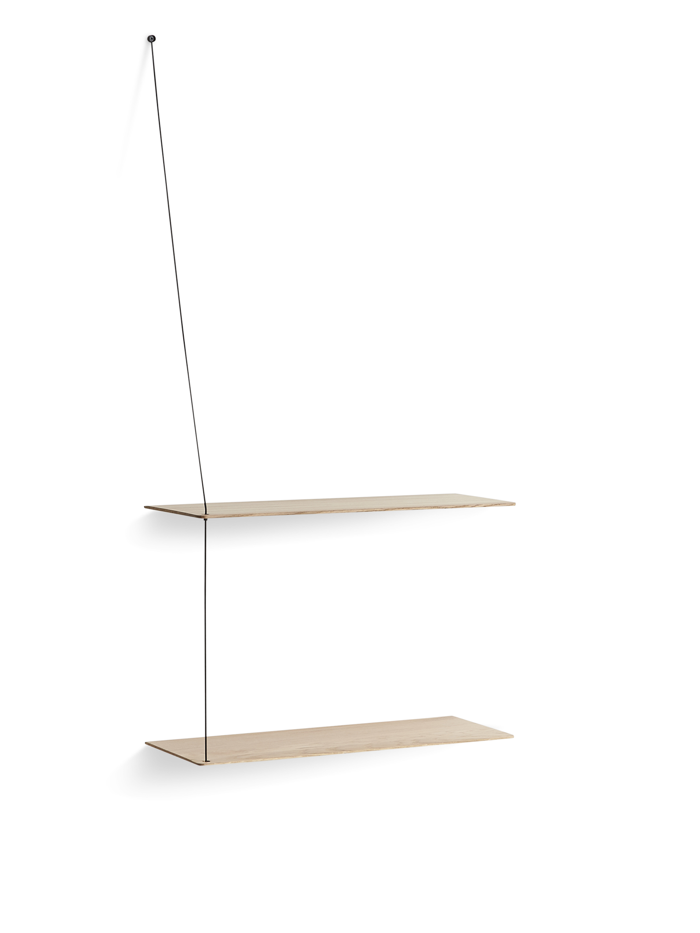 Stedge shelf (60 cm) - White pigmented oak Stedge shelf (60 cm) - White pigmented oak