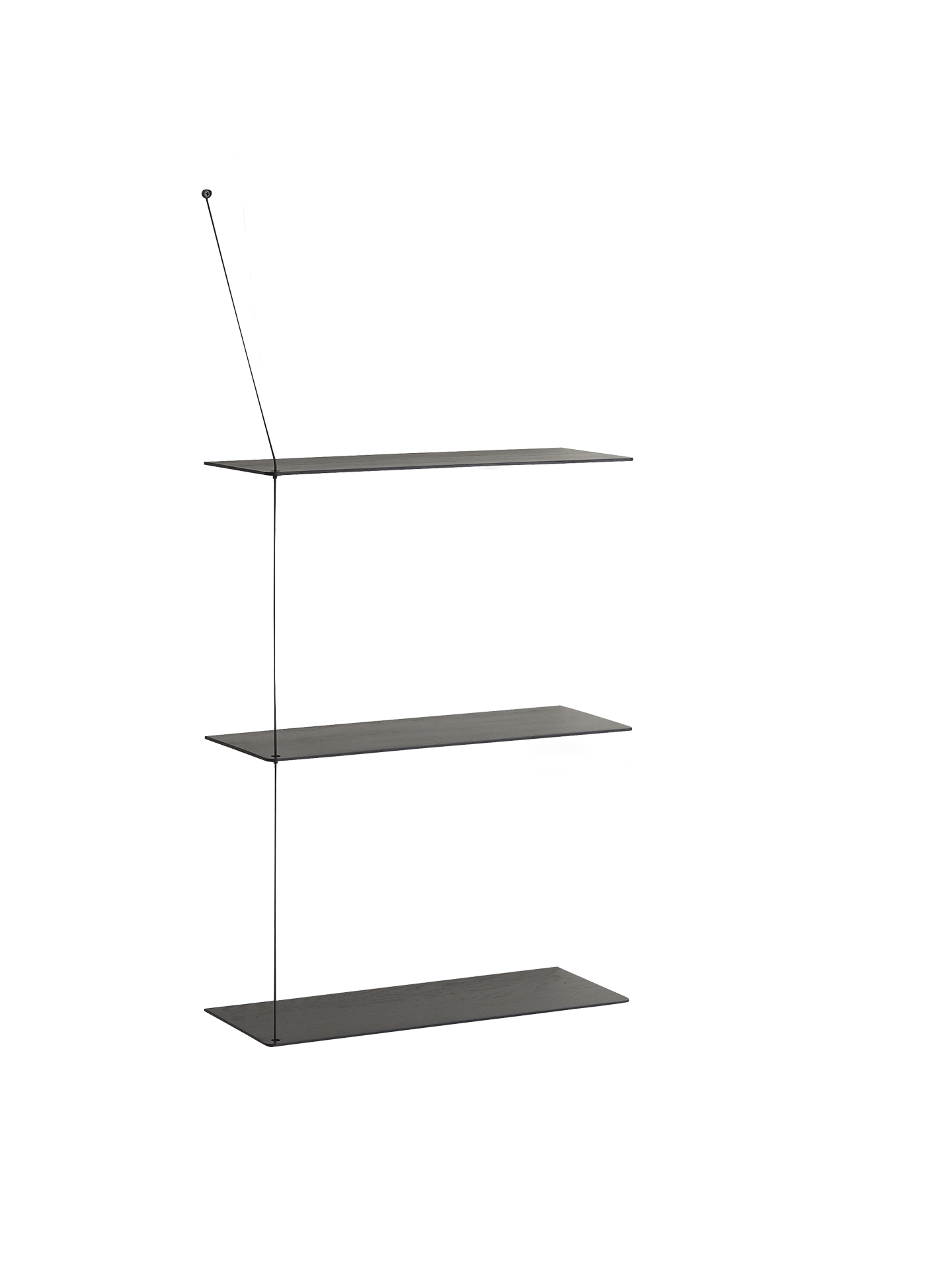 Stedge shelf (60 cm) - Black (3 shelves)