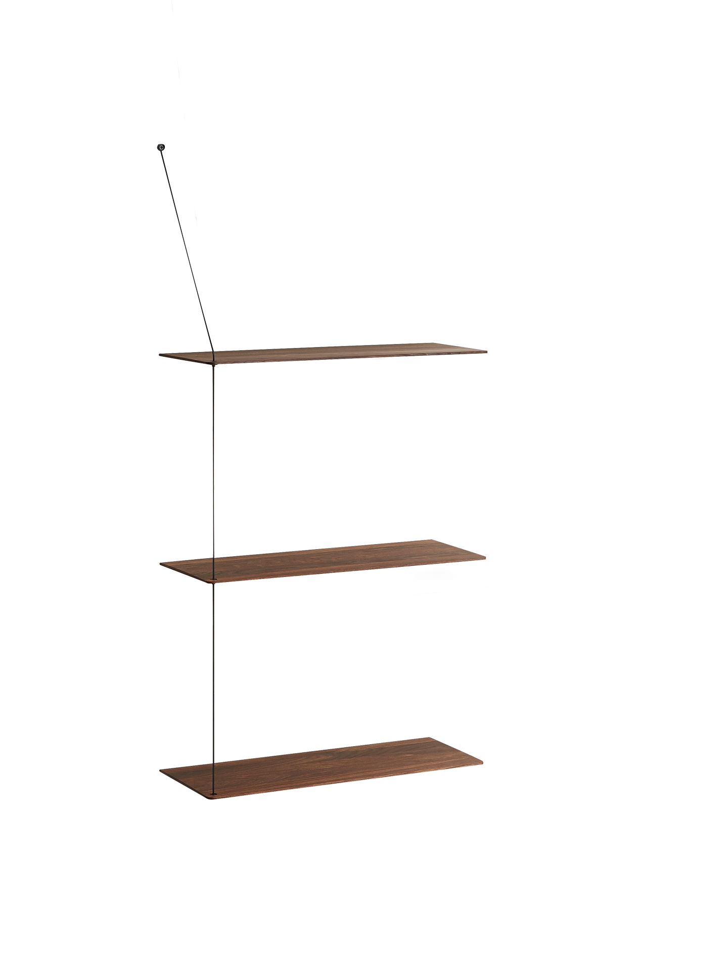 Stedge shelf (60 cm) - Smoked oak (3 shelves)