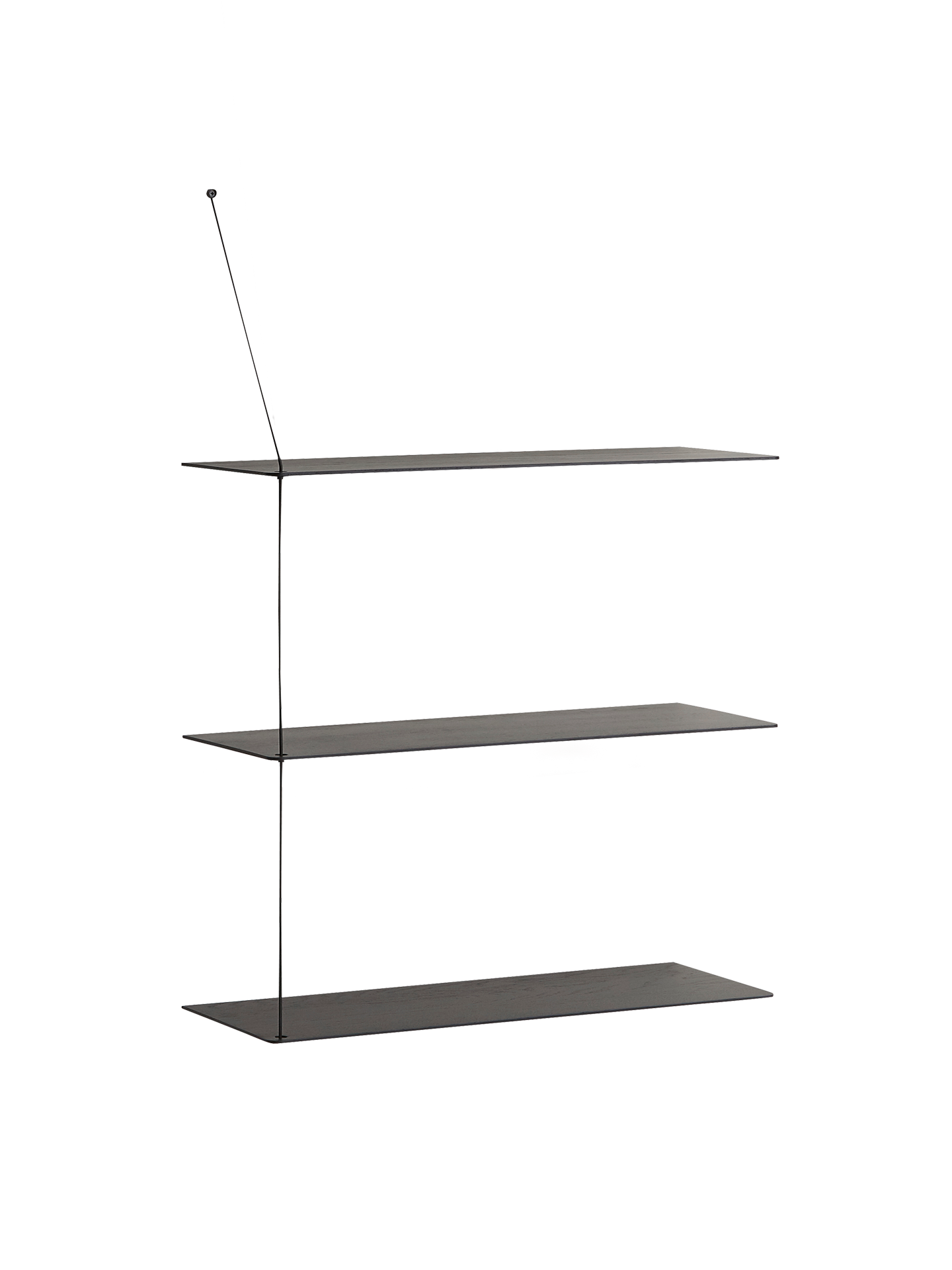 Stedge shelf (80 cm) - Black (3 shelves)