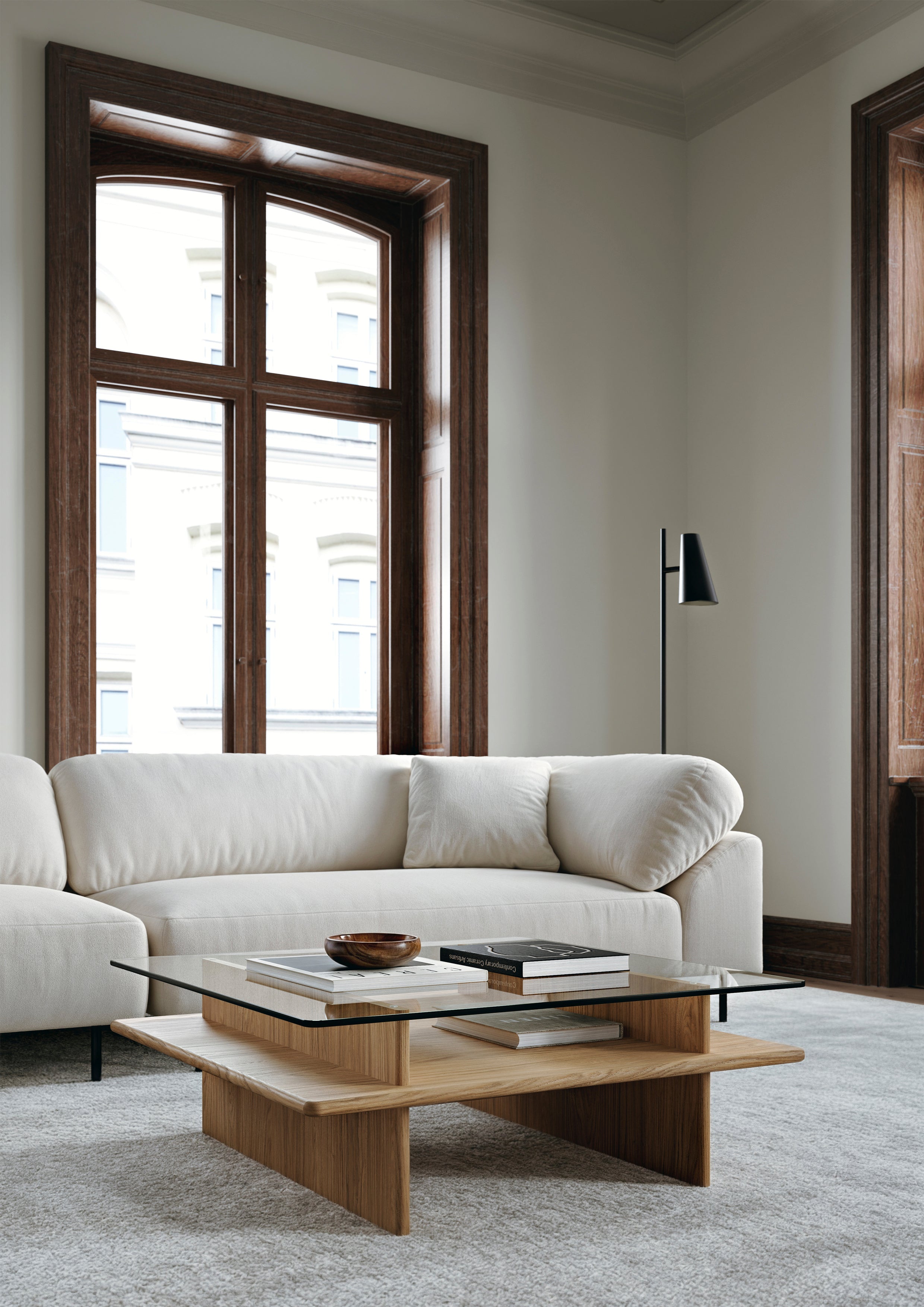 Parallel coffee table