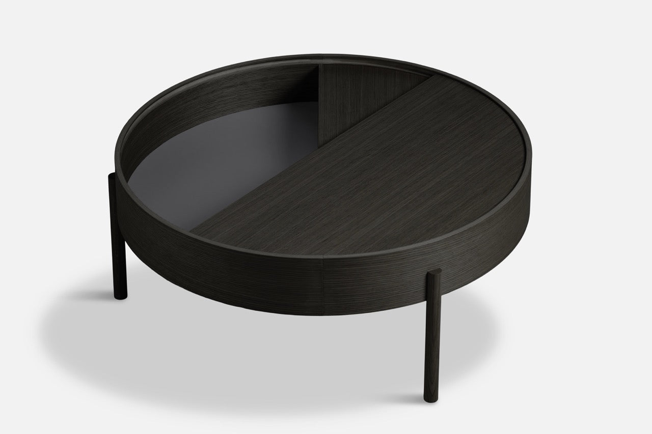 Arc coffee table (89 cm) - Black