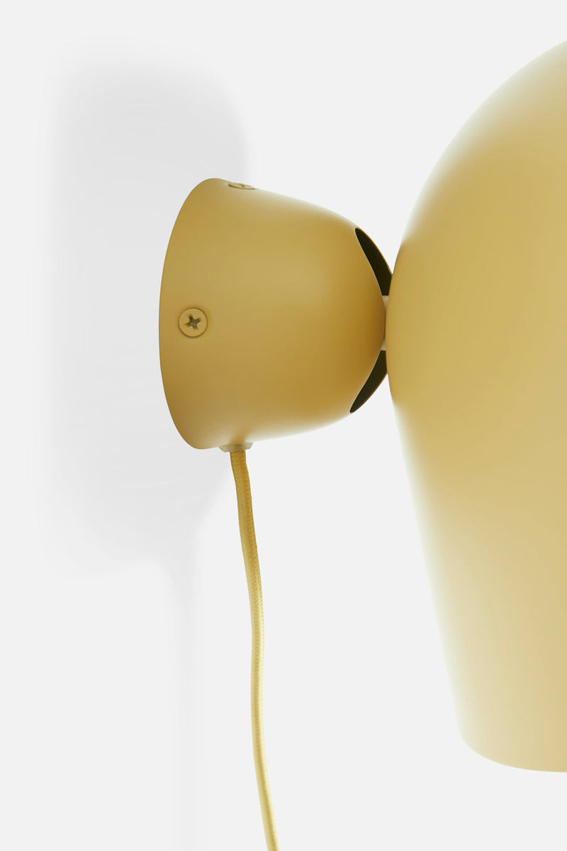 Kuppi wall lamp 2.0 - Mustard yellow cUL