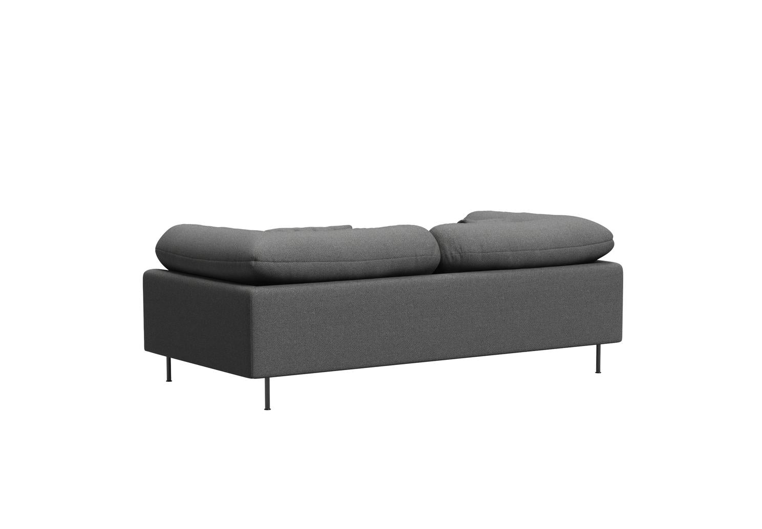 Collar 2-seater - Dark grey