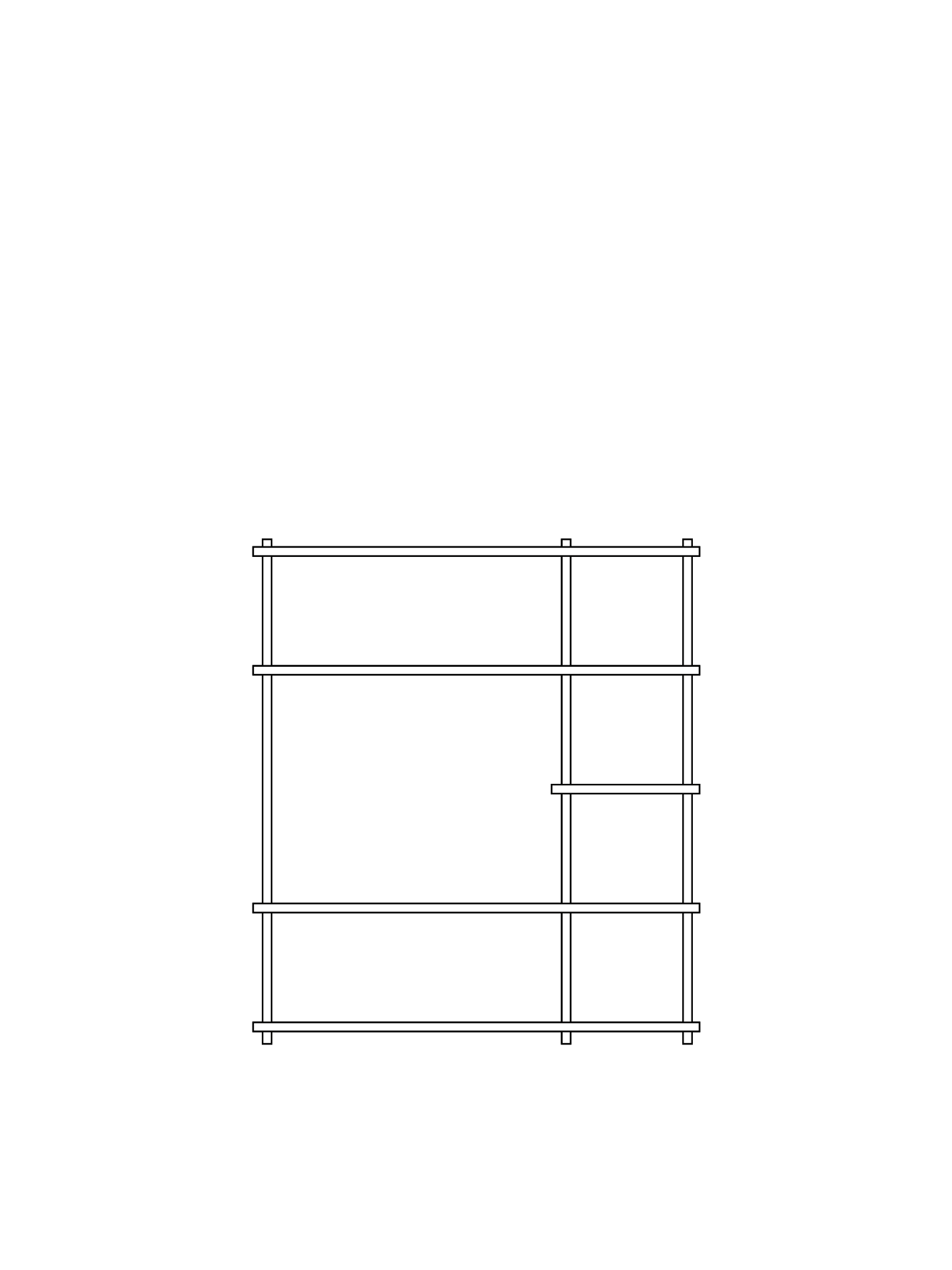 Elevate shelving - system 7