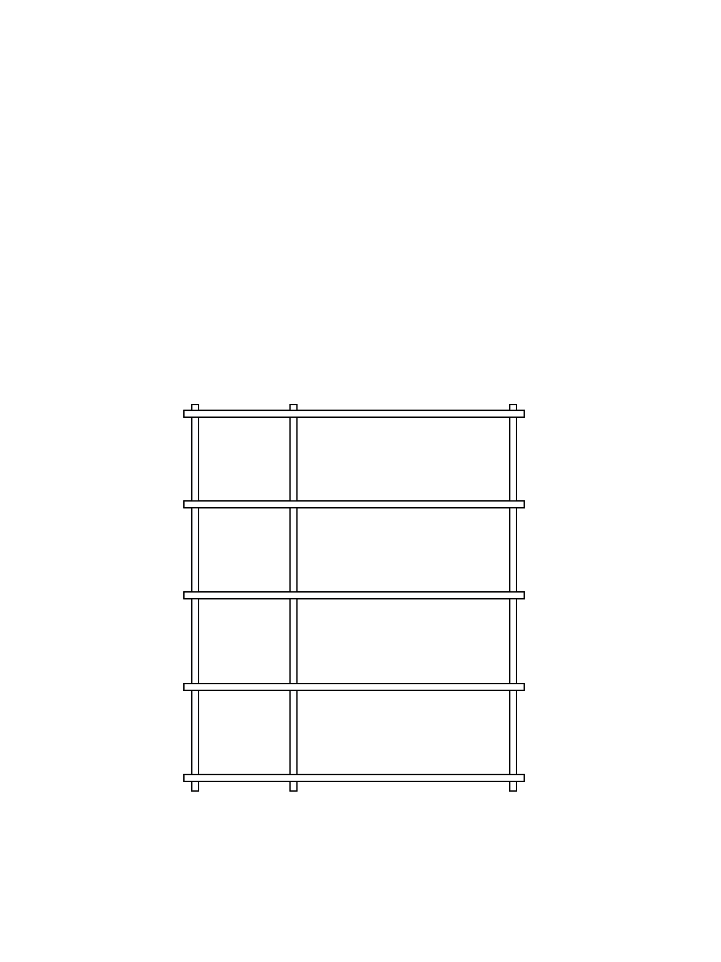 Elevate shelving - system 9