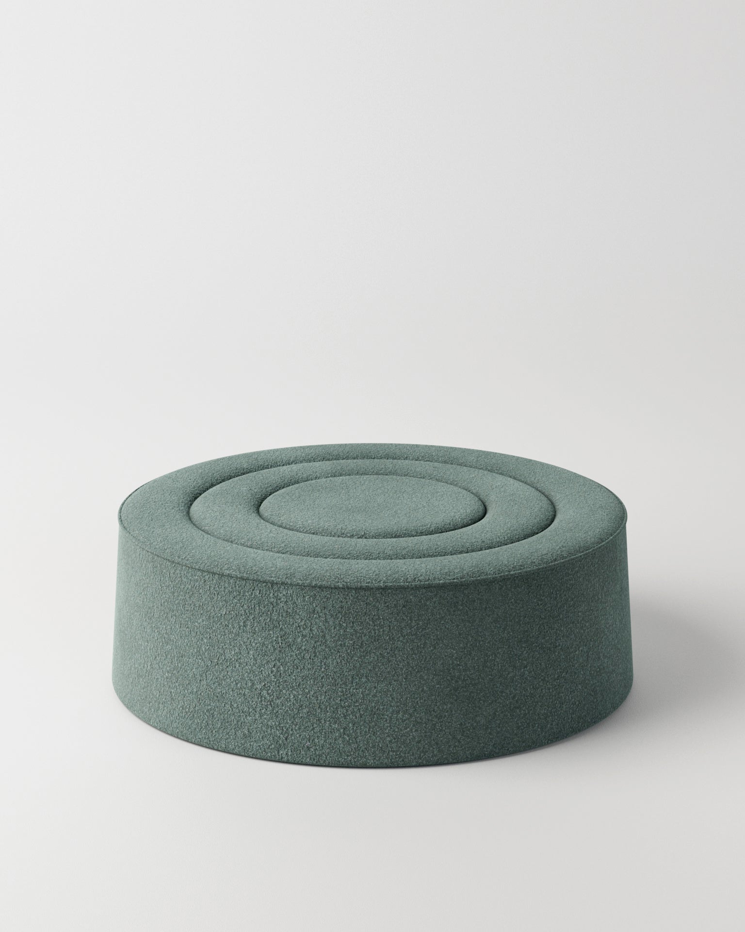 Praline pouf (Ø122 cm) - Natural bouclé