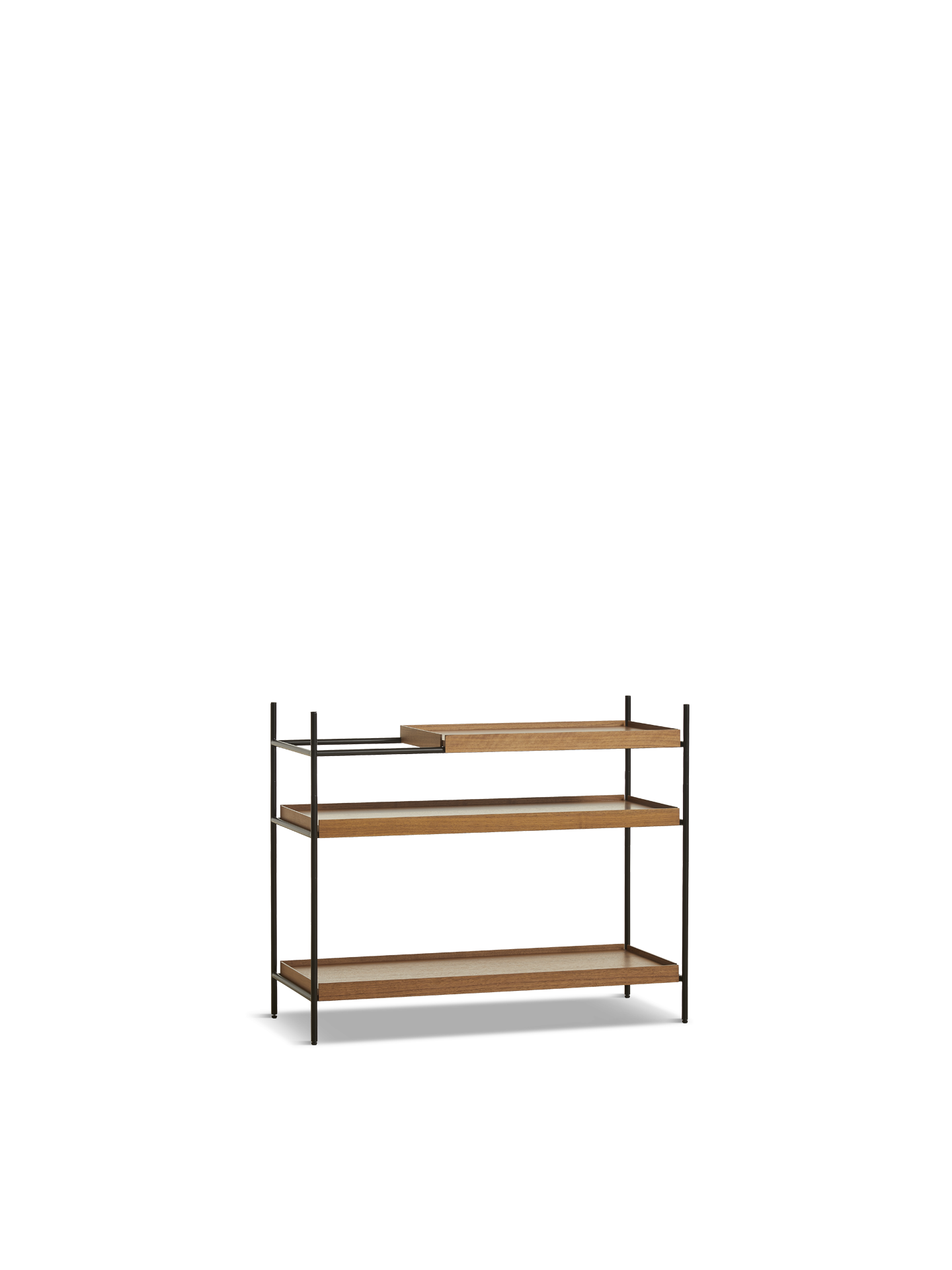 Tray Shelf (Low) - Walnut - Style 5