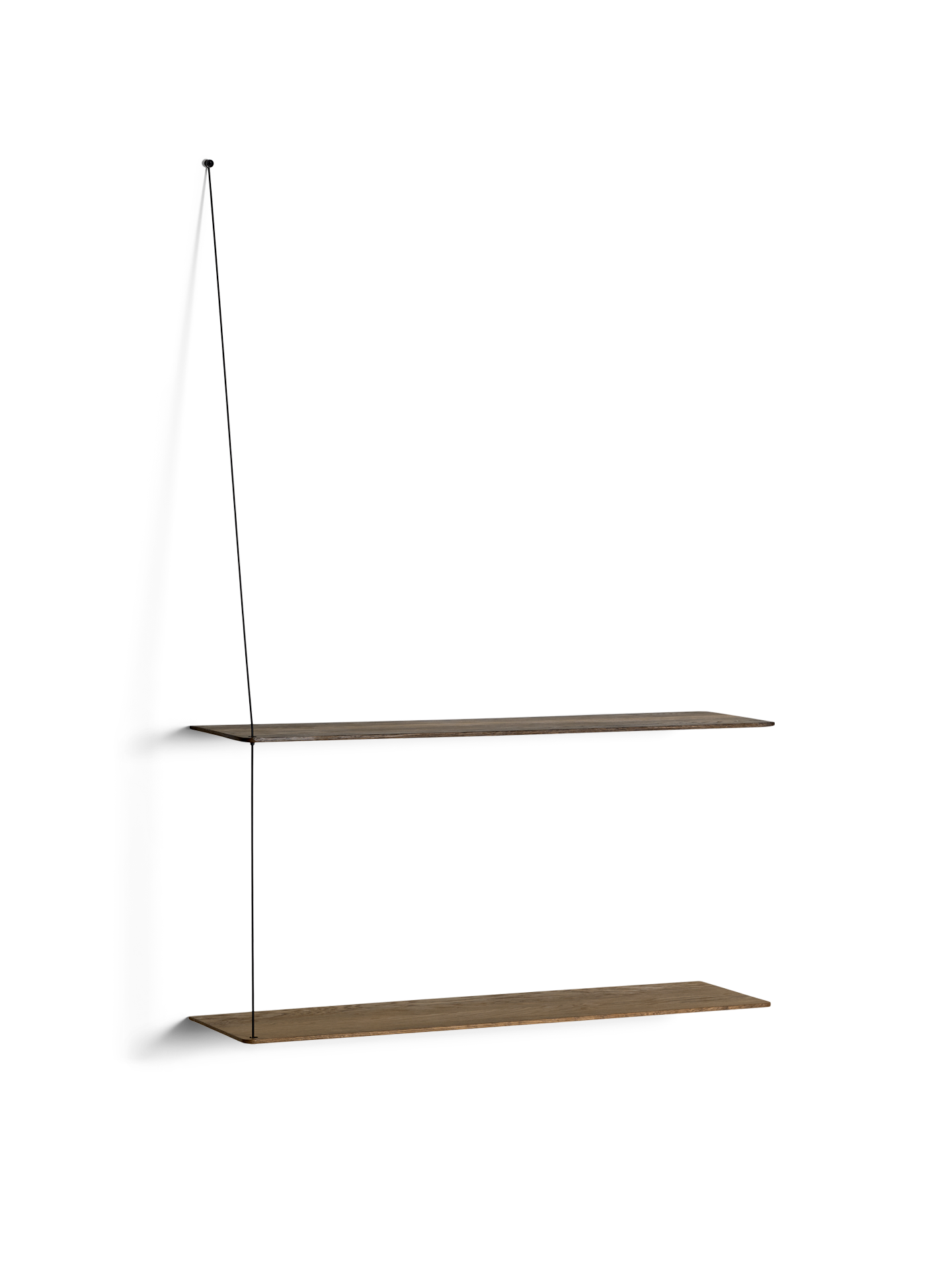 Stedge shelf - Smoked oak (2 shelves)