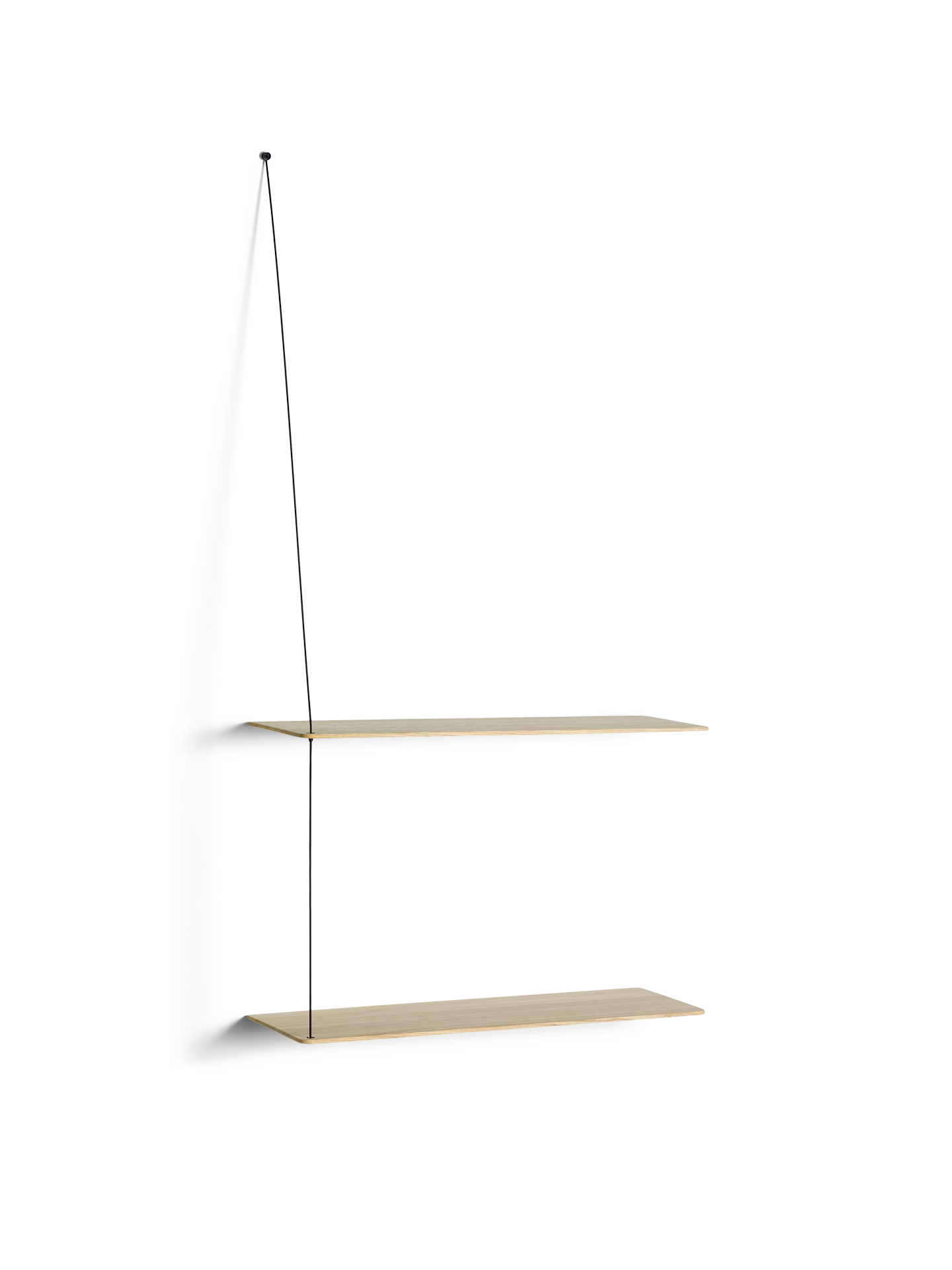 Stedge shelf - White pigmented oak (2 shelves)