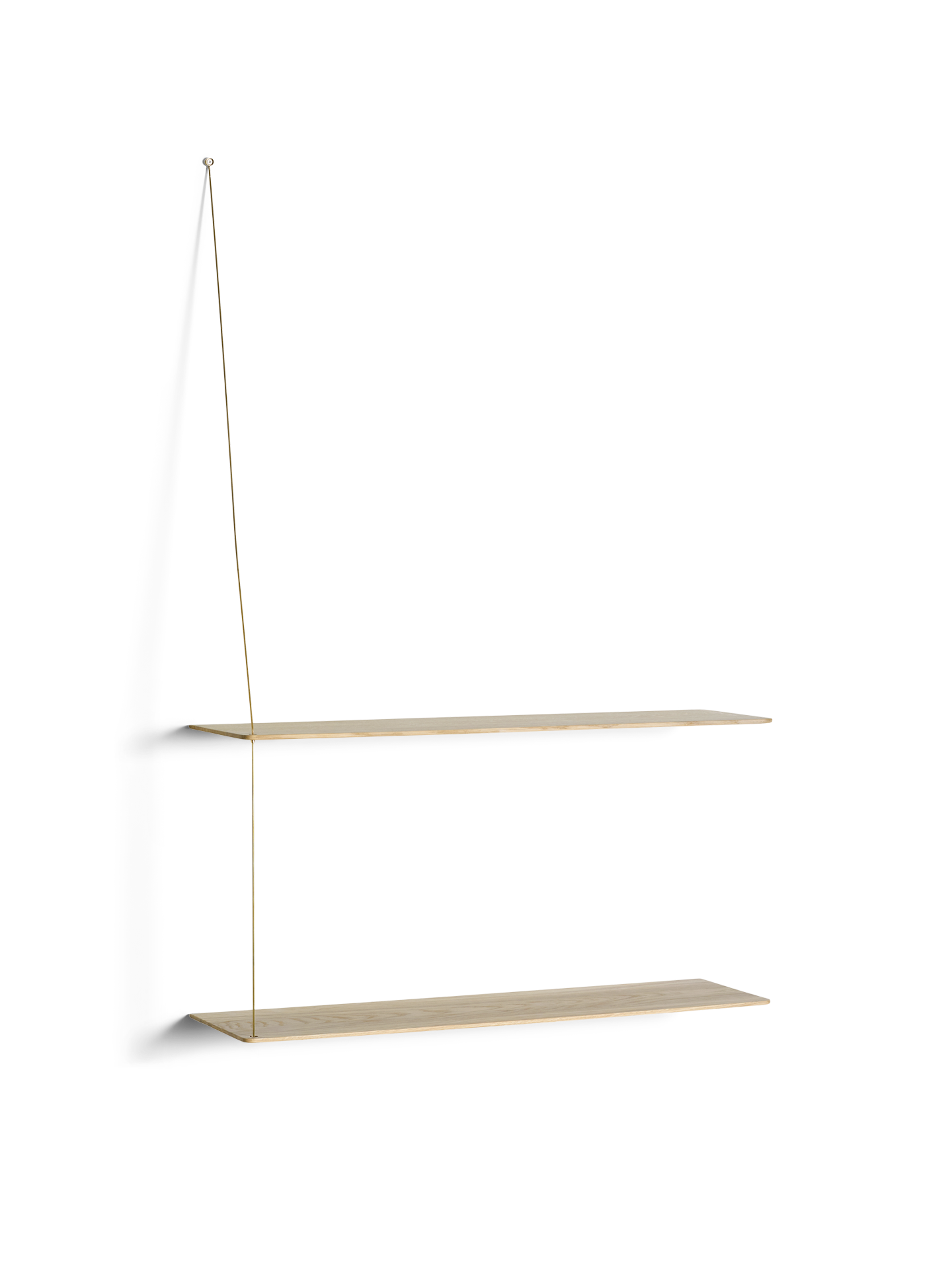 Stedge shelf - White pigmented oak (2 shelves)