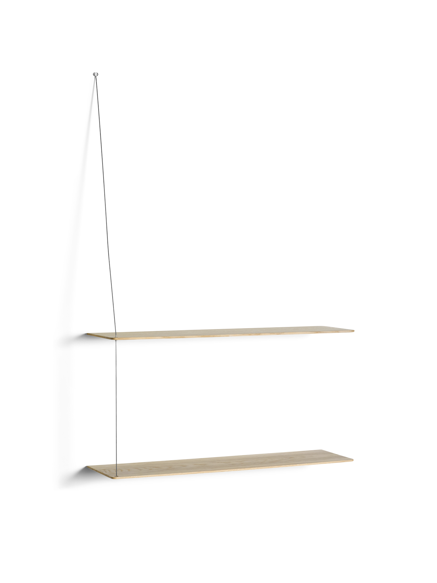 Stedge shelf - White pigmented oak (2 shelves)