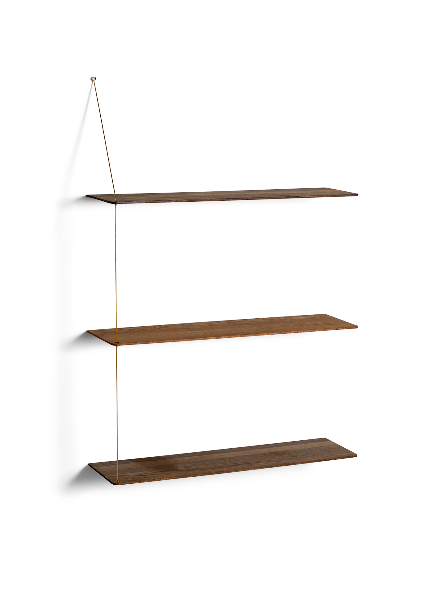 Stedge shelf - Smoked oak (3 shelves)