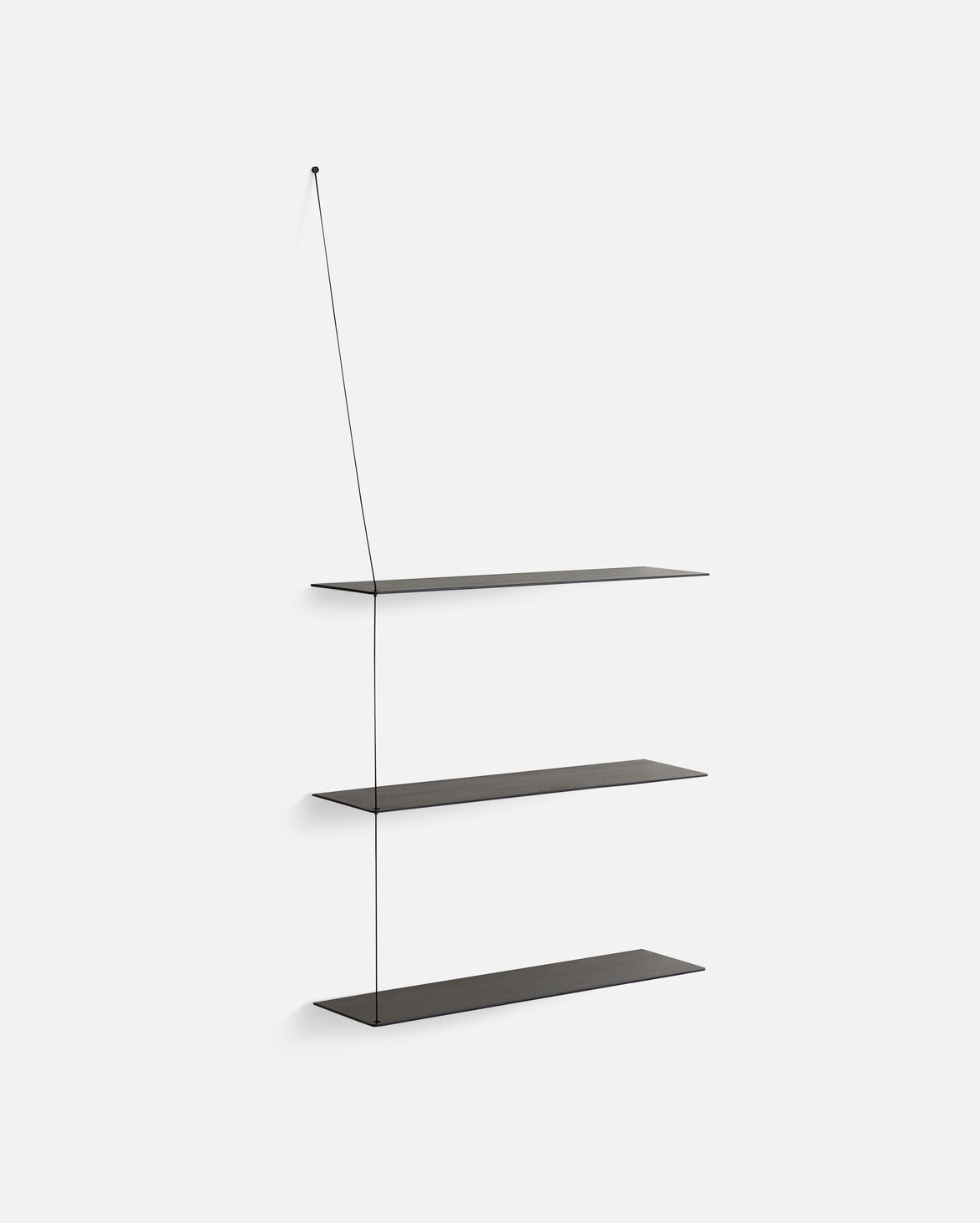 Stedge shelf (80 cm) - Black (3 shelves)