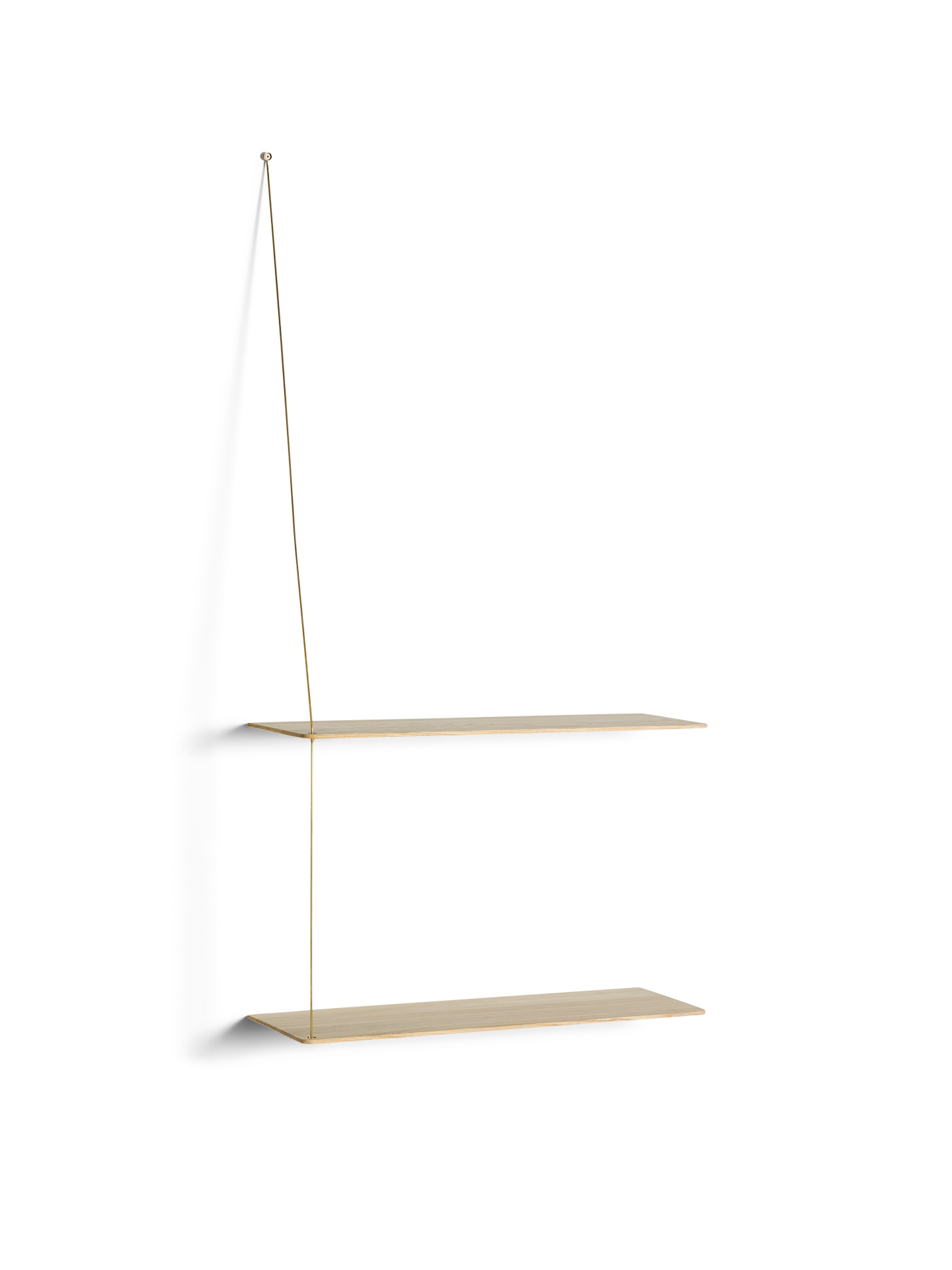 Stedge shelf - White pigmented oak (2 shelves)