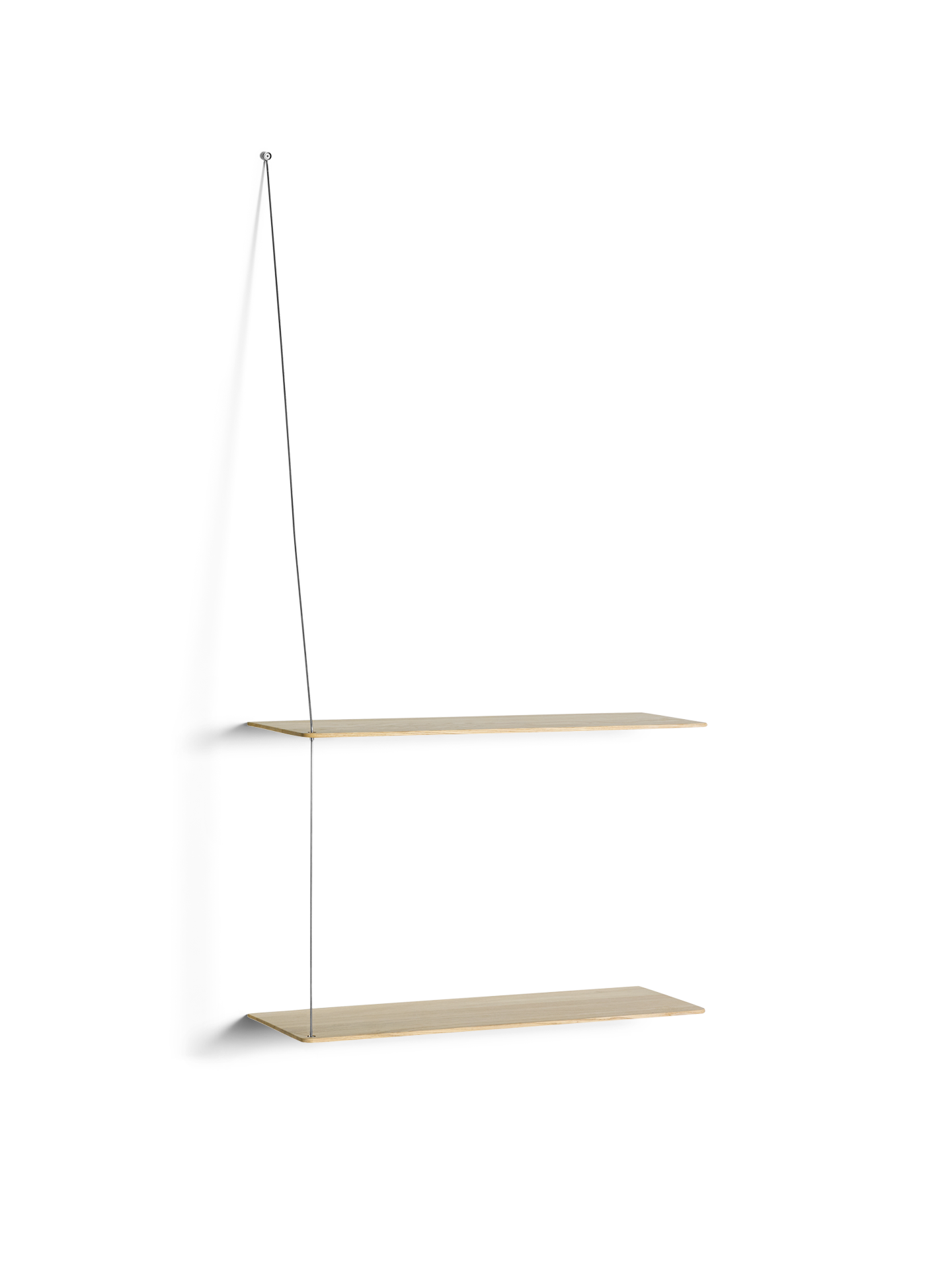 Stedge shelf - White pigmented oak (2 shelves)