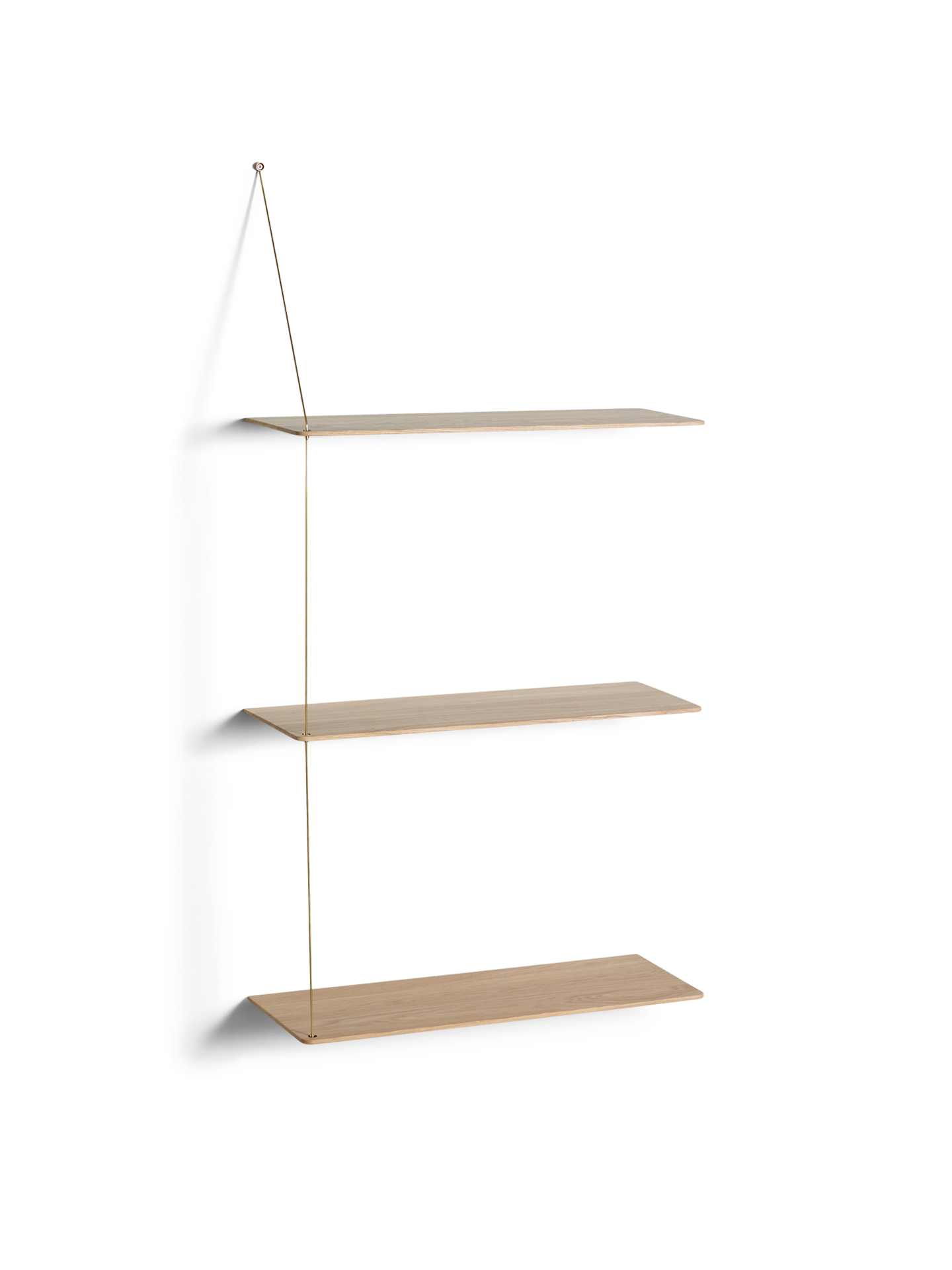 Stedge shelf - White pigmented oak (3 shelves)