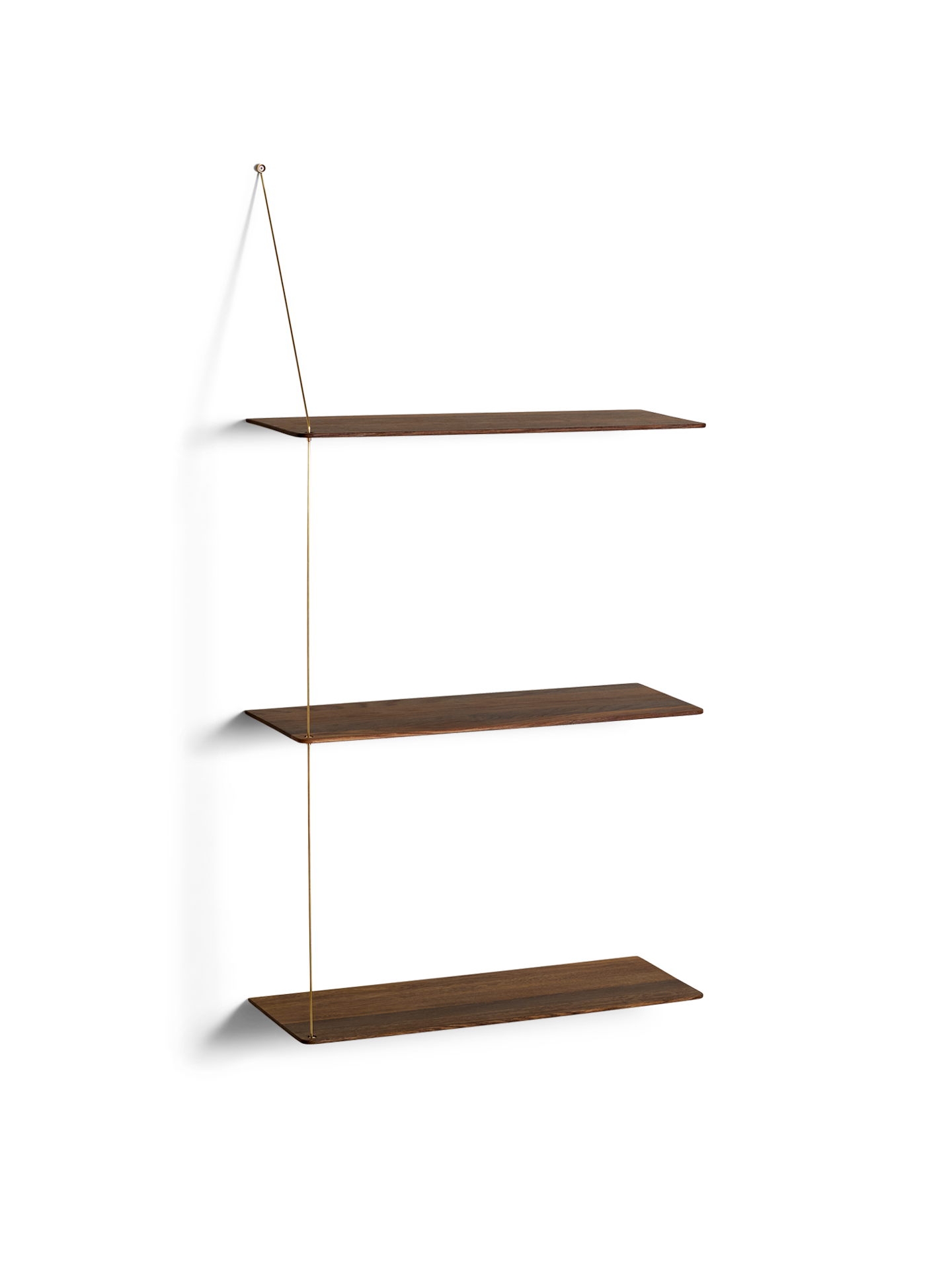 Stedge shelf - Smoked oak (3 shelves)