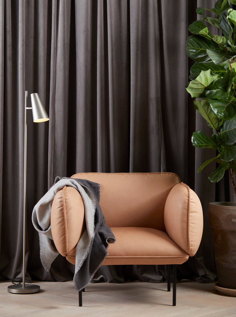 Cono floor lamp - Satin cUL