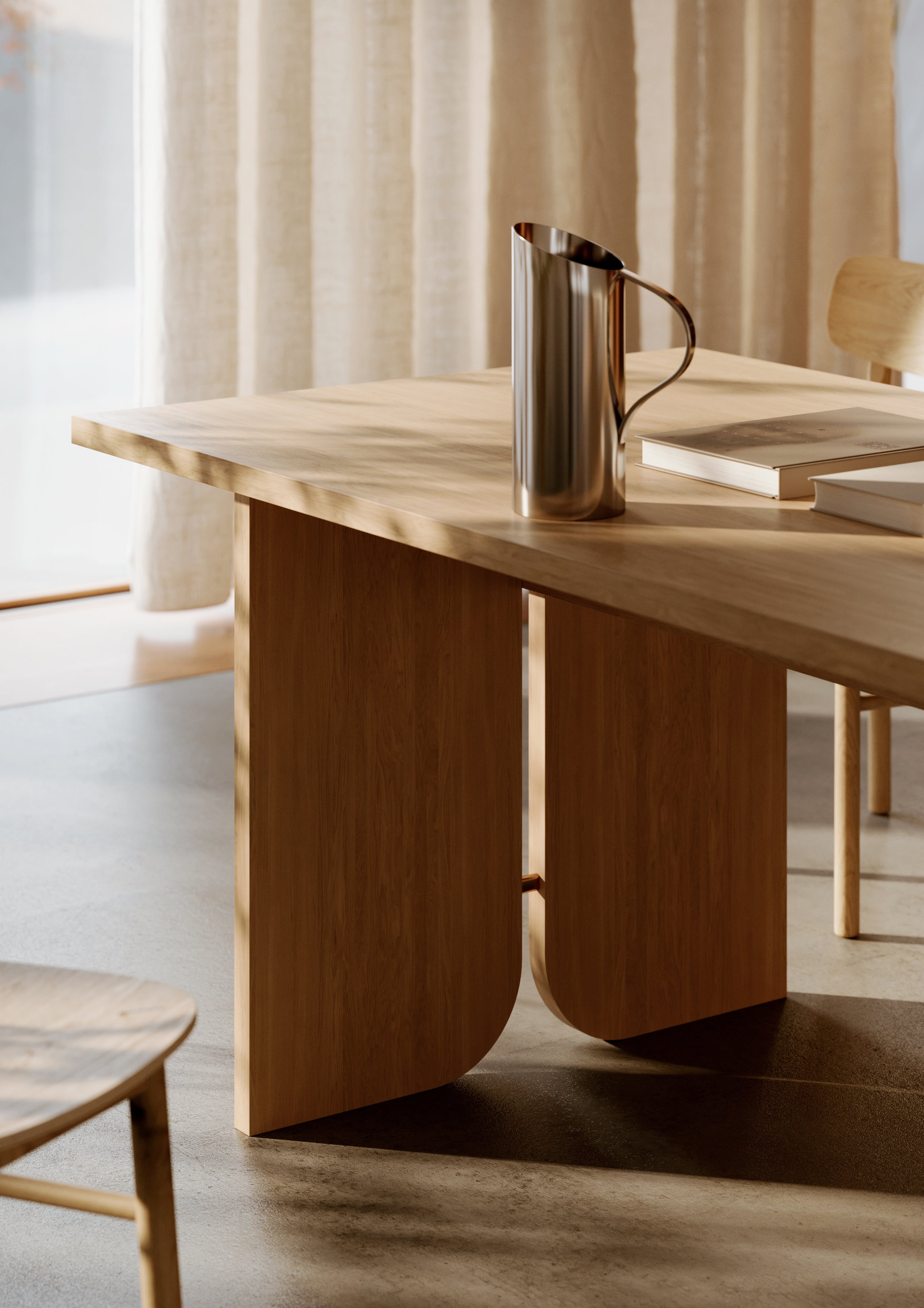 Kimono dining table - Oak