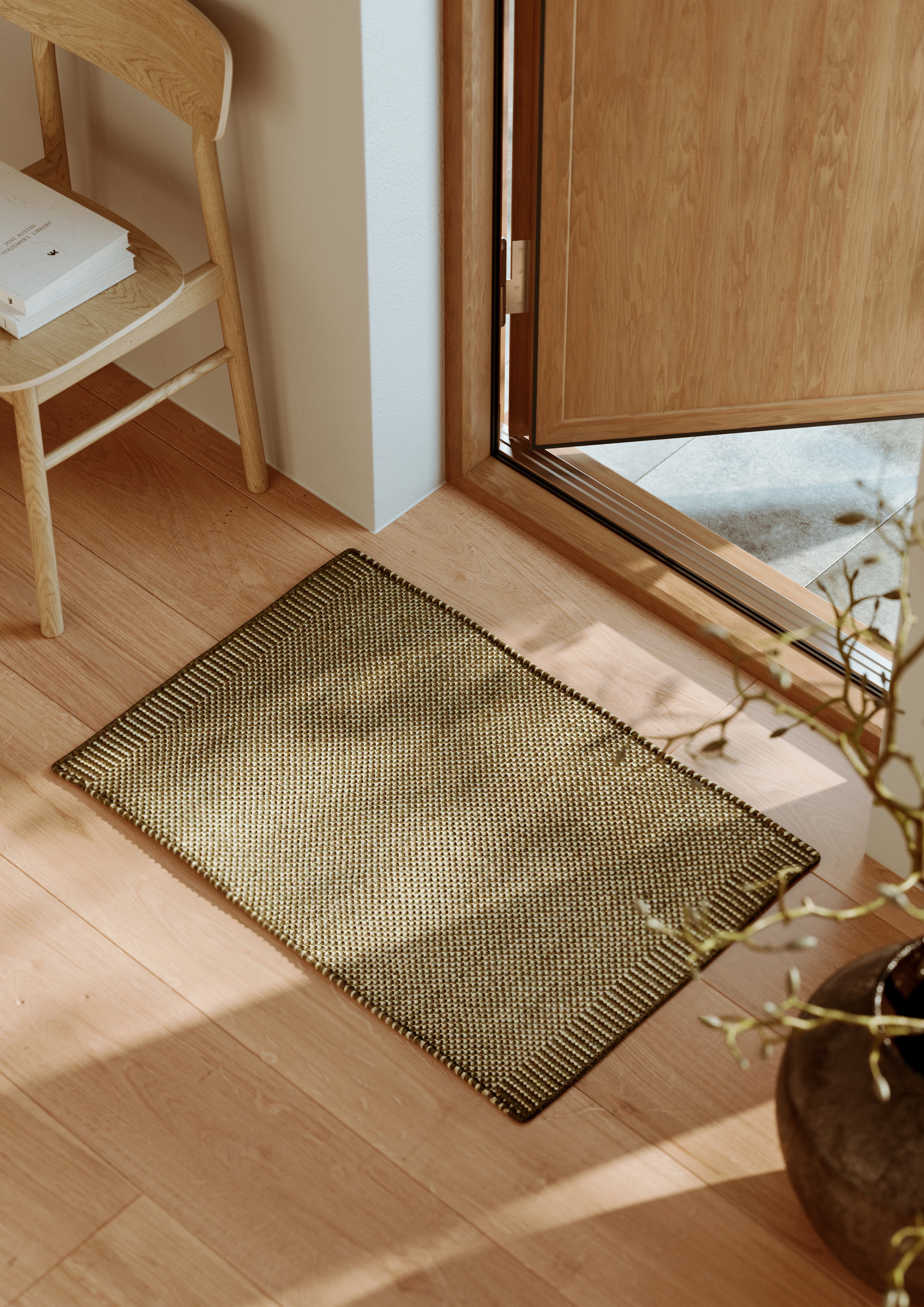 Rombo mat (60 X 90) - Moss green