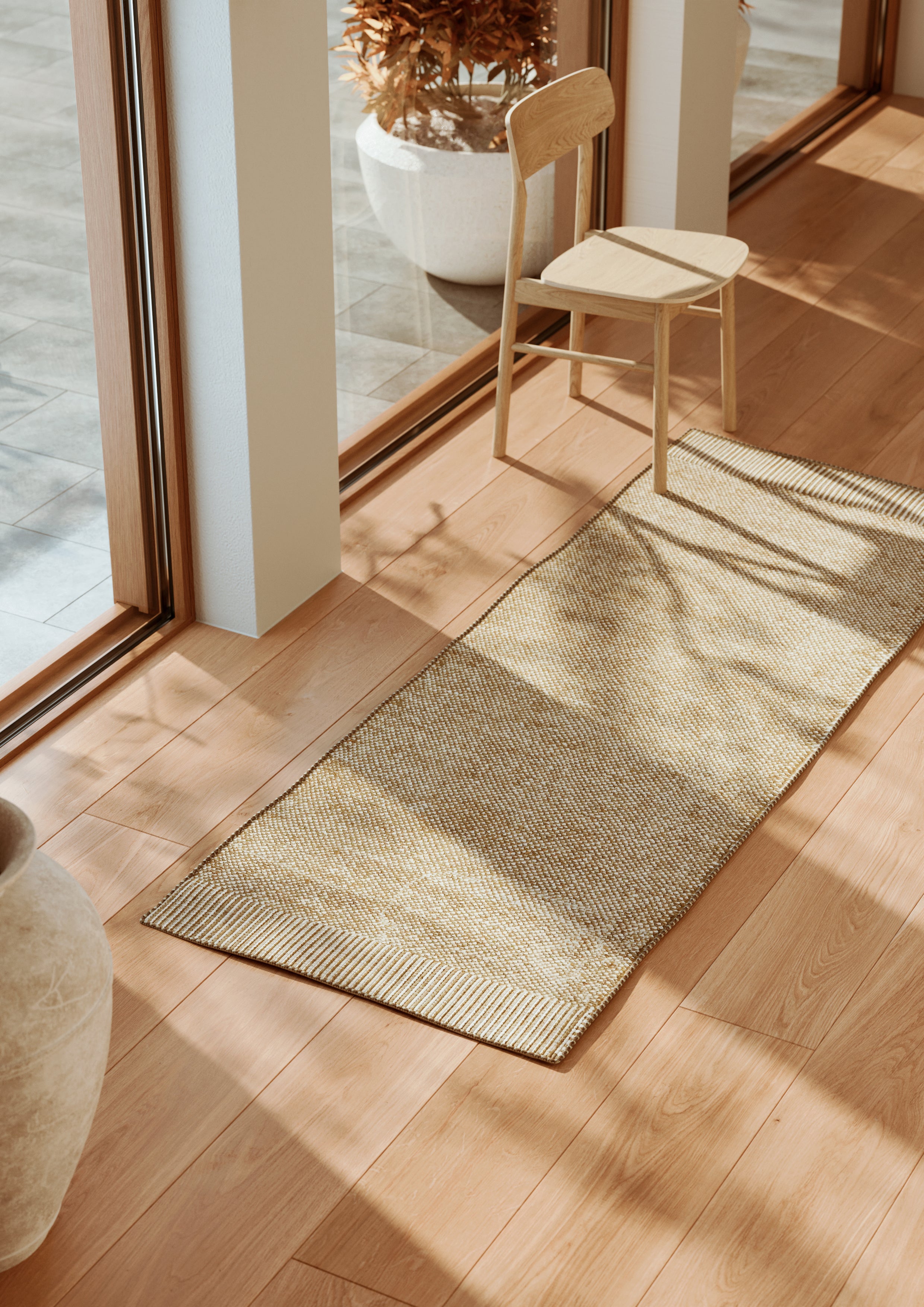Rombo rug (75 X 200) - Brown
