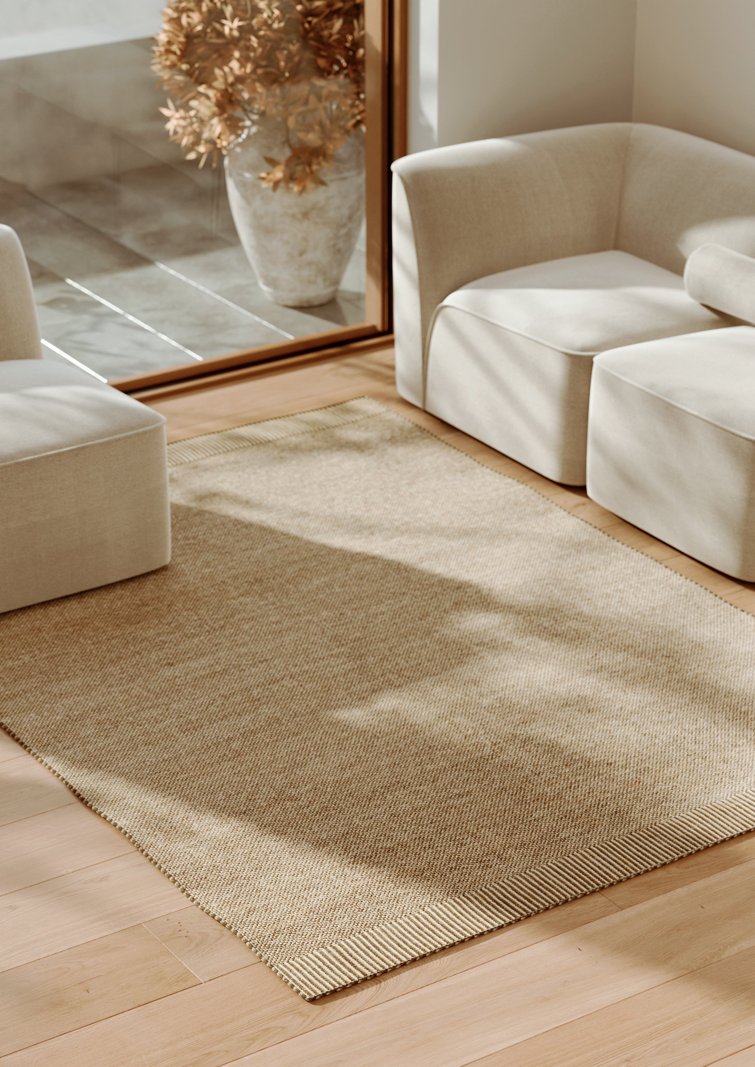 Rombo rug (170 X 240) - Brown