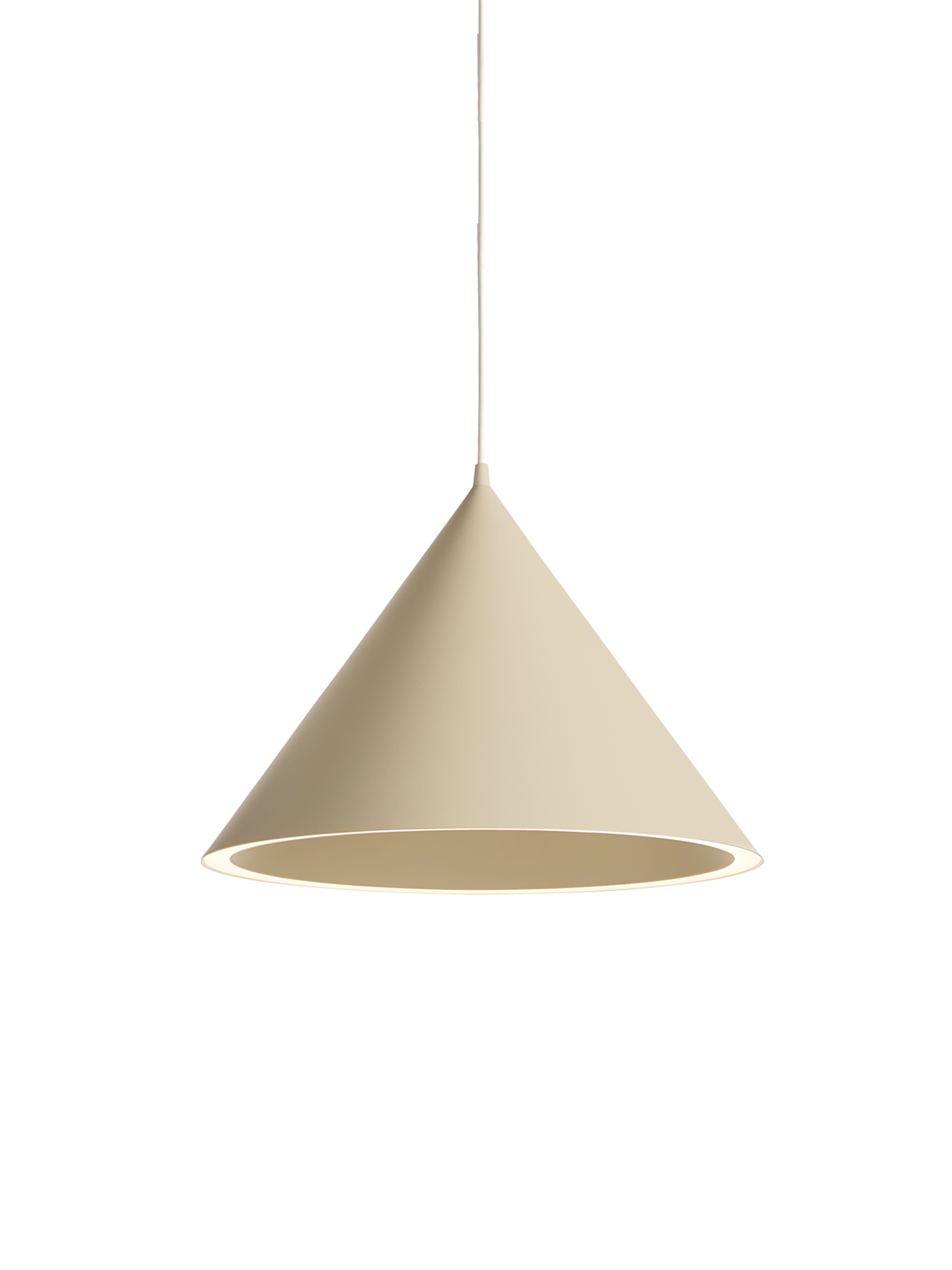 Annular pendant (Large) - Beige