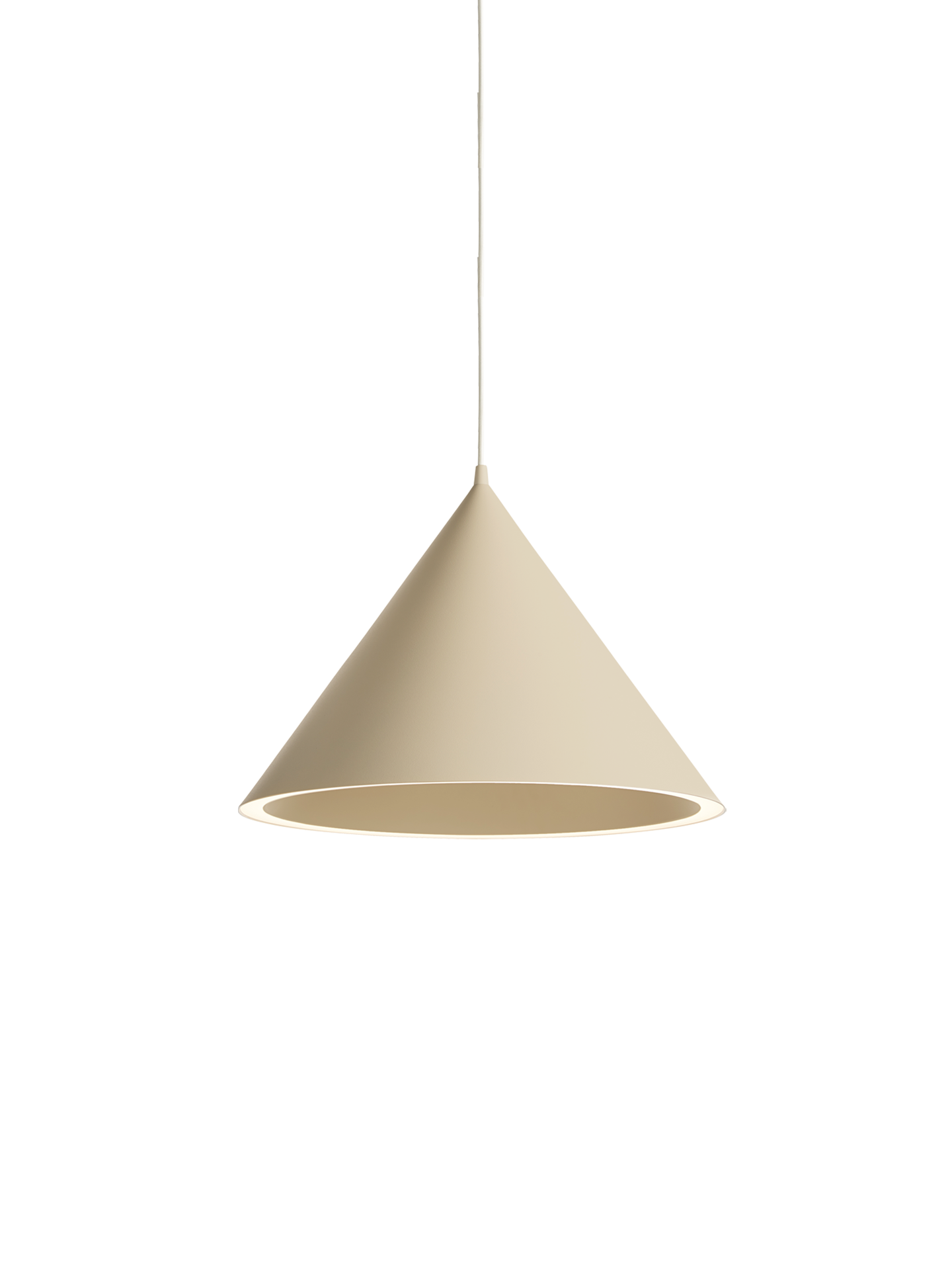 Annular pendant (Small) - Beige