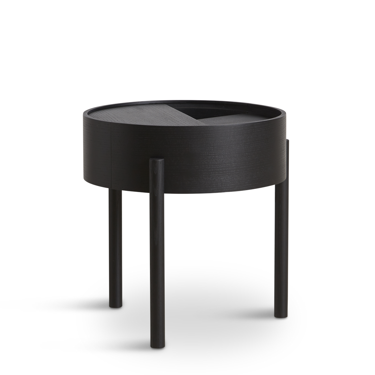 AS2OV アッソブ SIDE TABLE Amazon.com: ASYA Industrial Round End Table with Storage