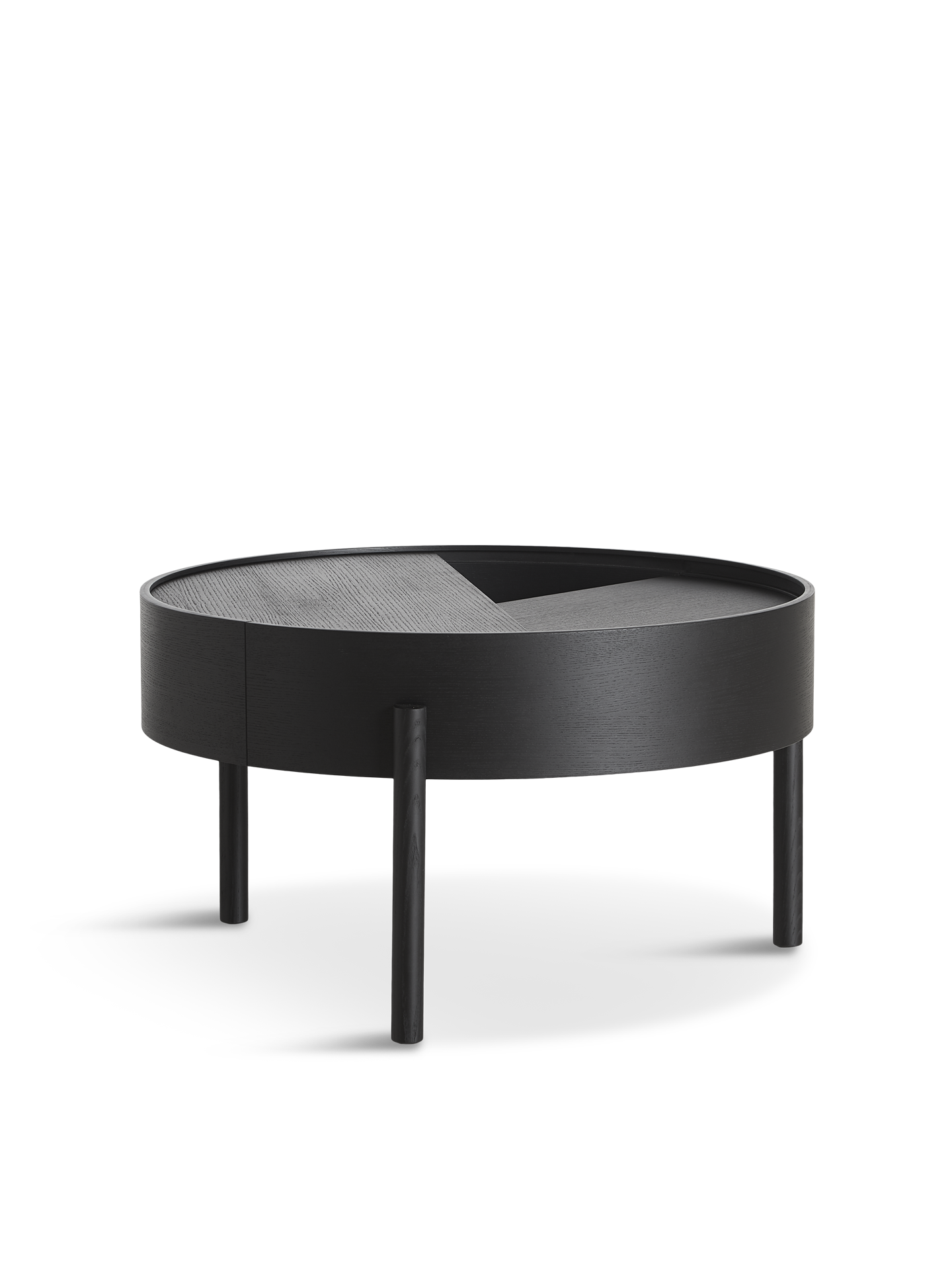 Arc coffee table (66 cm) - Black