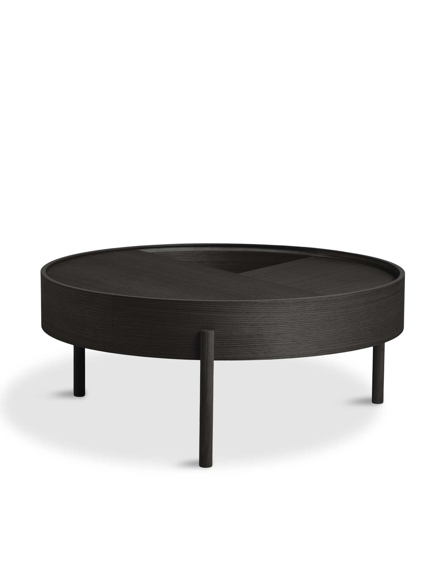 Arc coffee table (89 cm) - Black