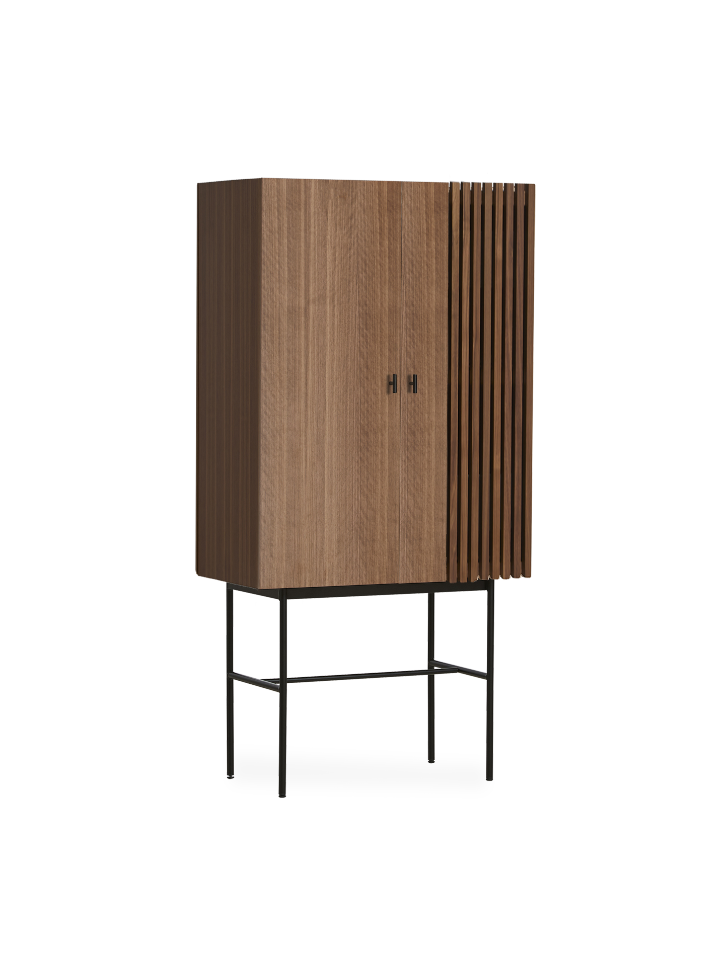 Array highboard (80 cm) - Walnut