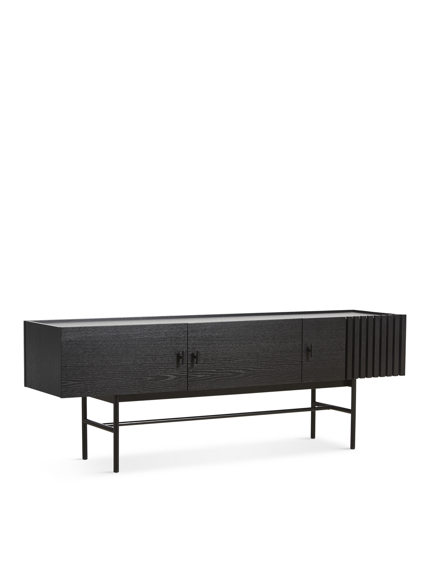 Array low sideboard (150 cm) - Black