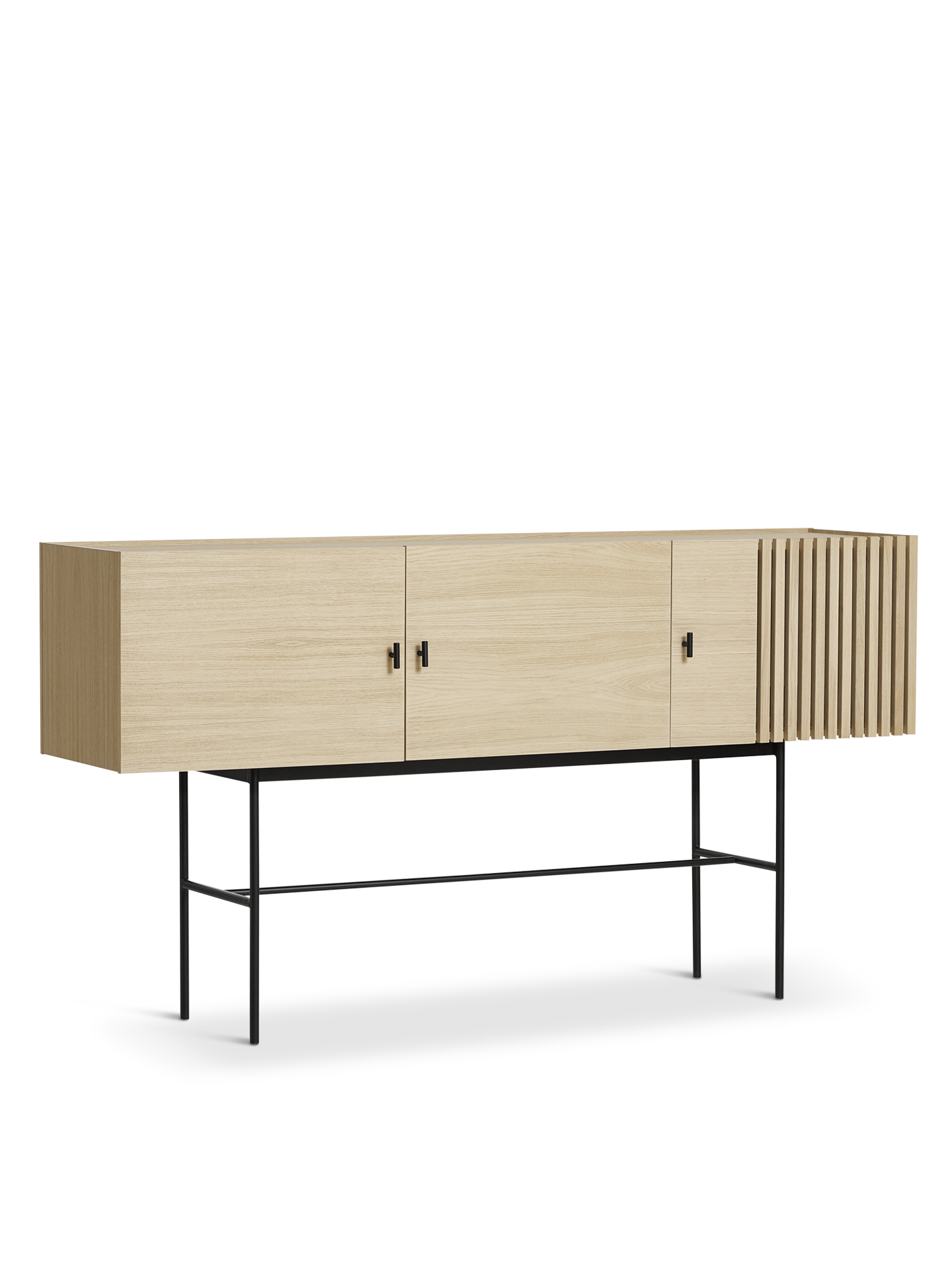 Array sideboard (180 cm) - White pigmented oak