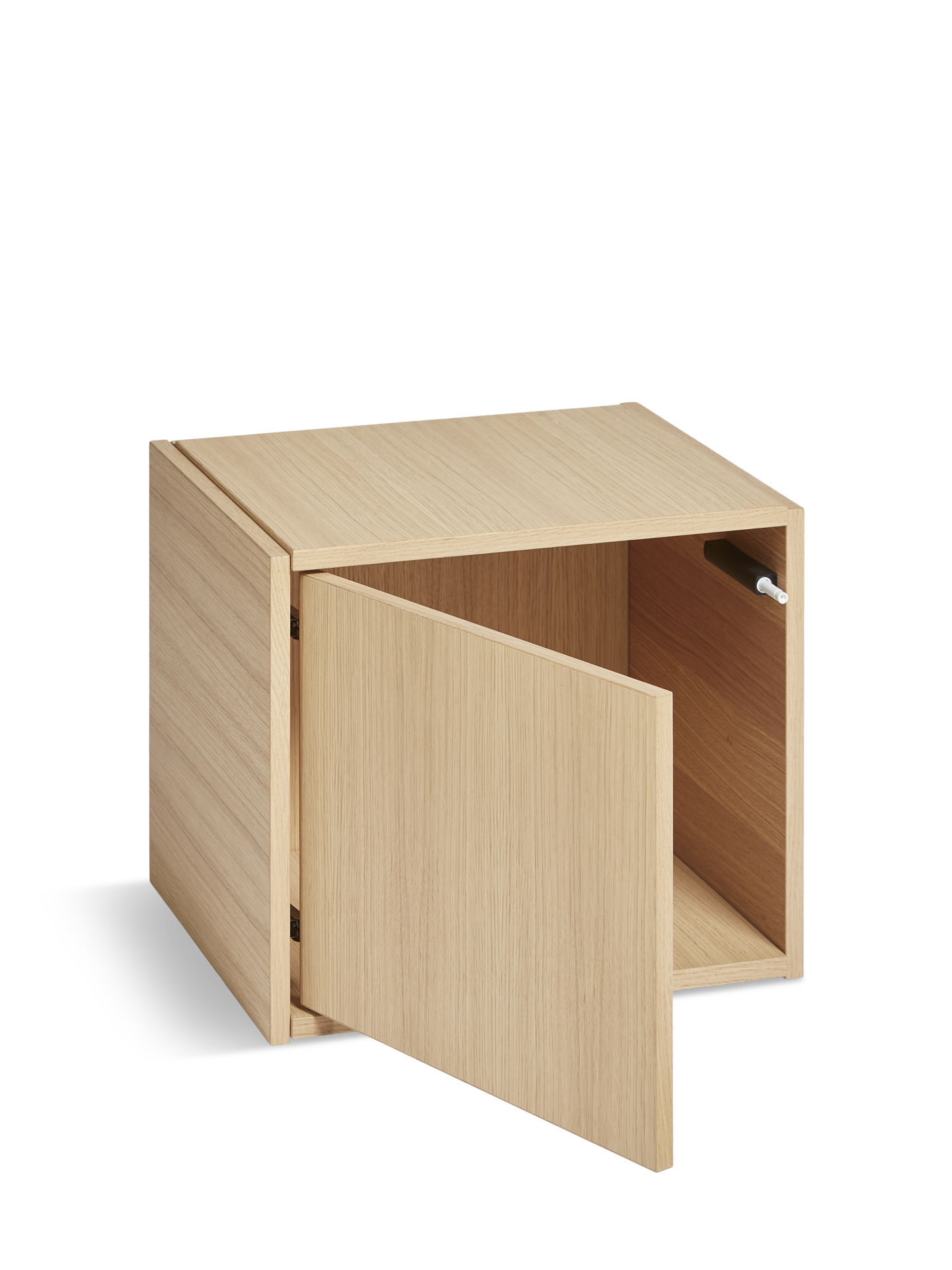 Bricks cube (door left) - Oak