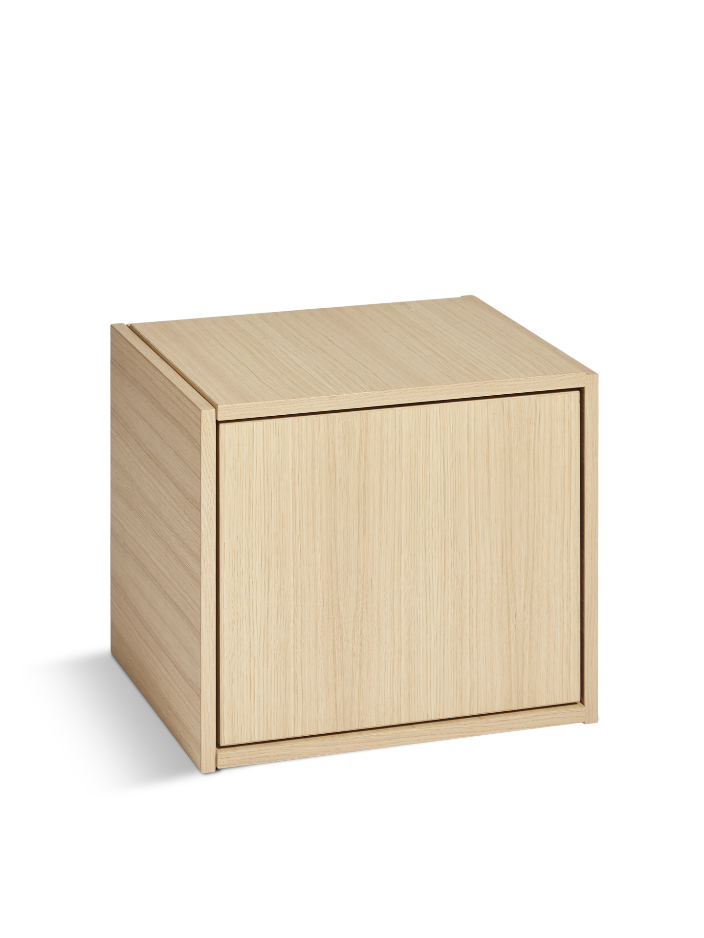 Bricks cube (door right) - Oak