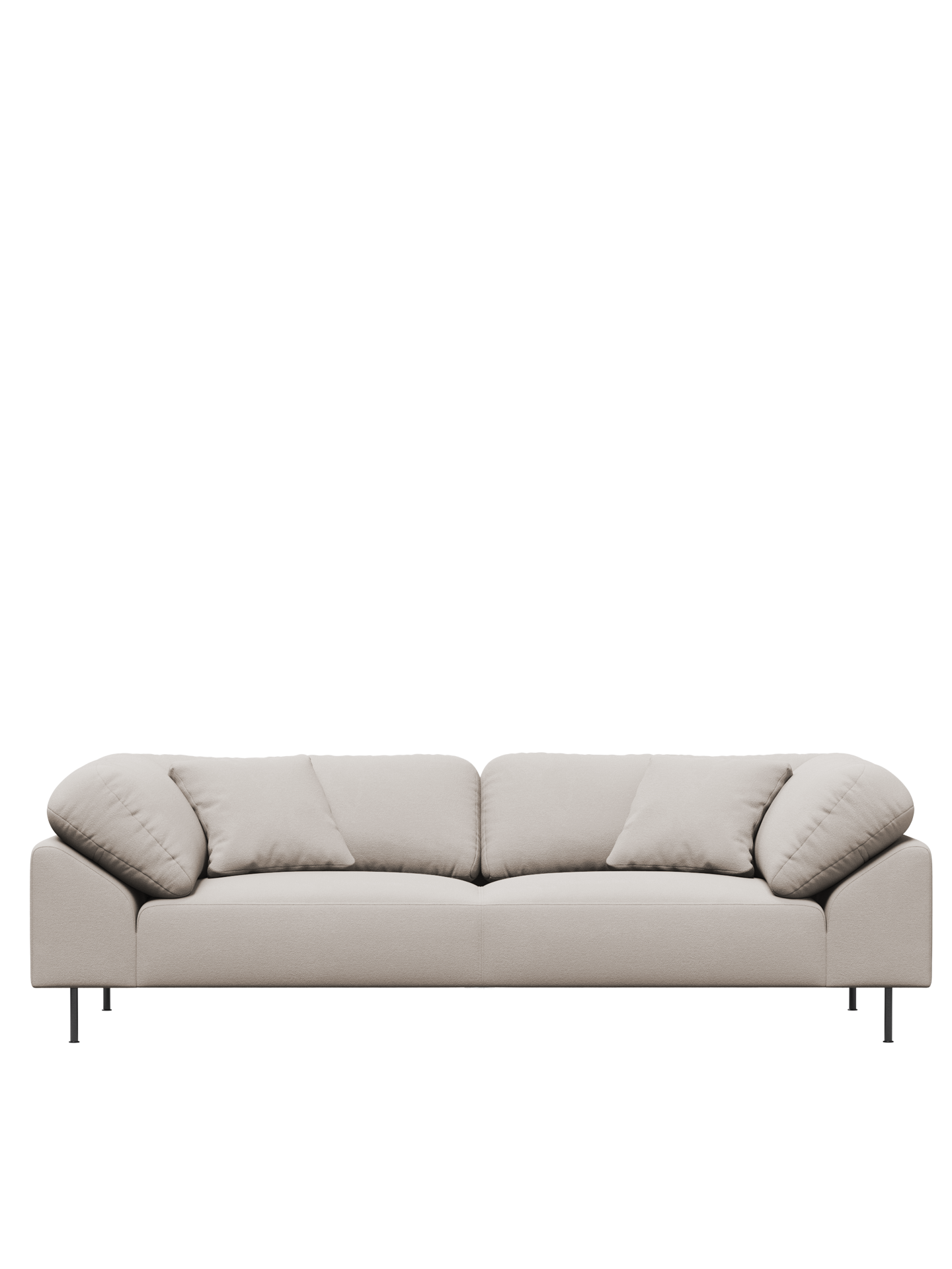 Collar 2.5-seater - Natural bouclé